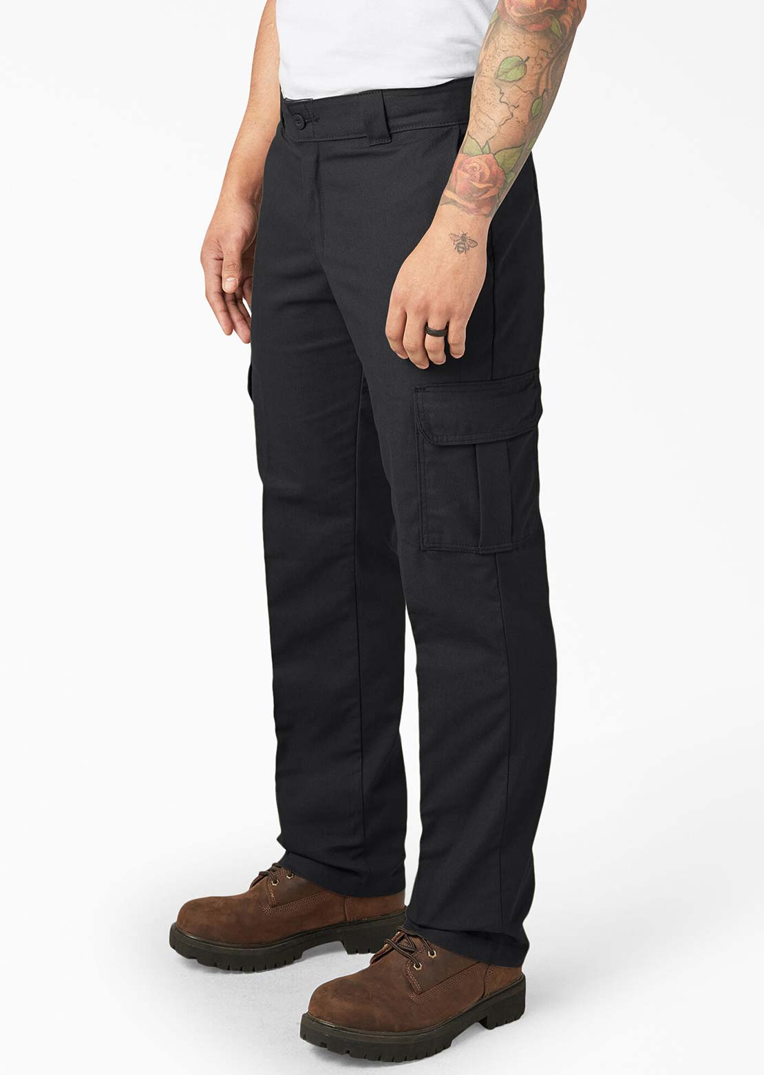 Dickies Men's Twill Cargo Pants Black