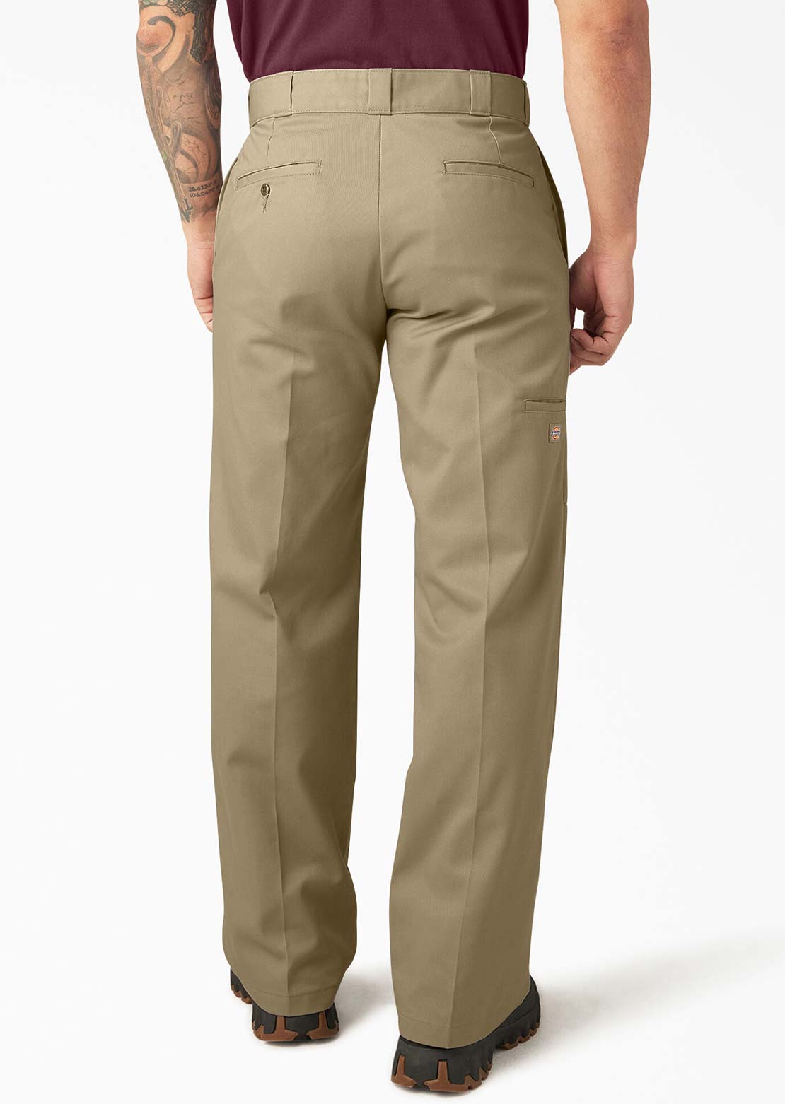 Dickies Men's Twill Double Knee Work Pants Khaki