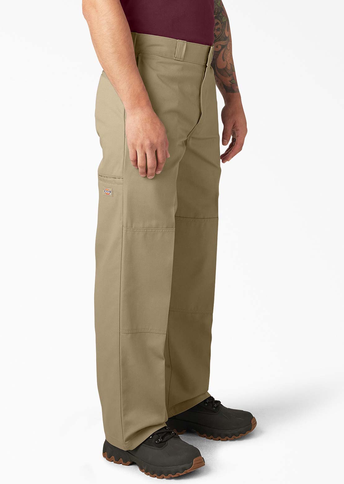 Dickies Men's Twill Double Knee Work Pants Khaki