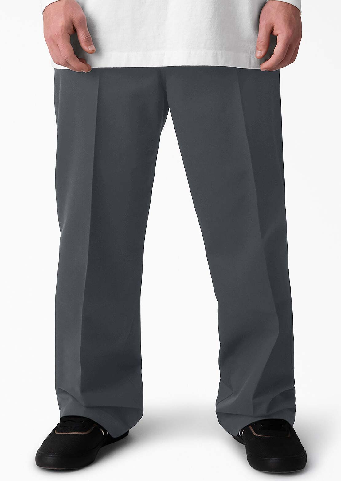 Dickies X Jamie Foy Men's Loose Straight Twill Pants Charcoal