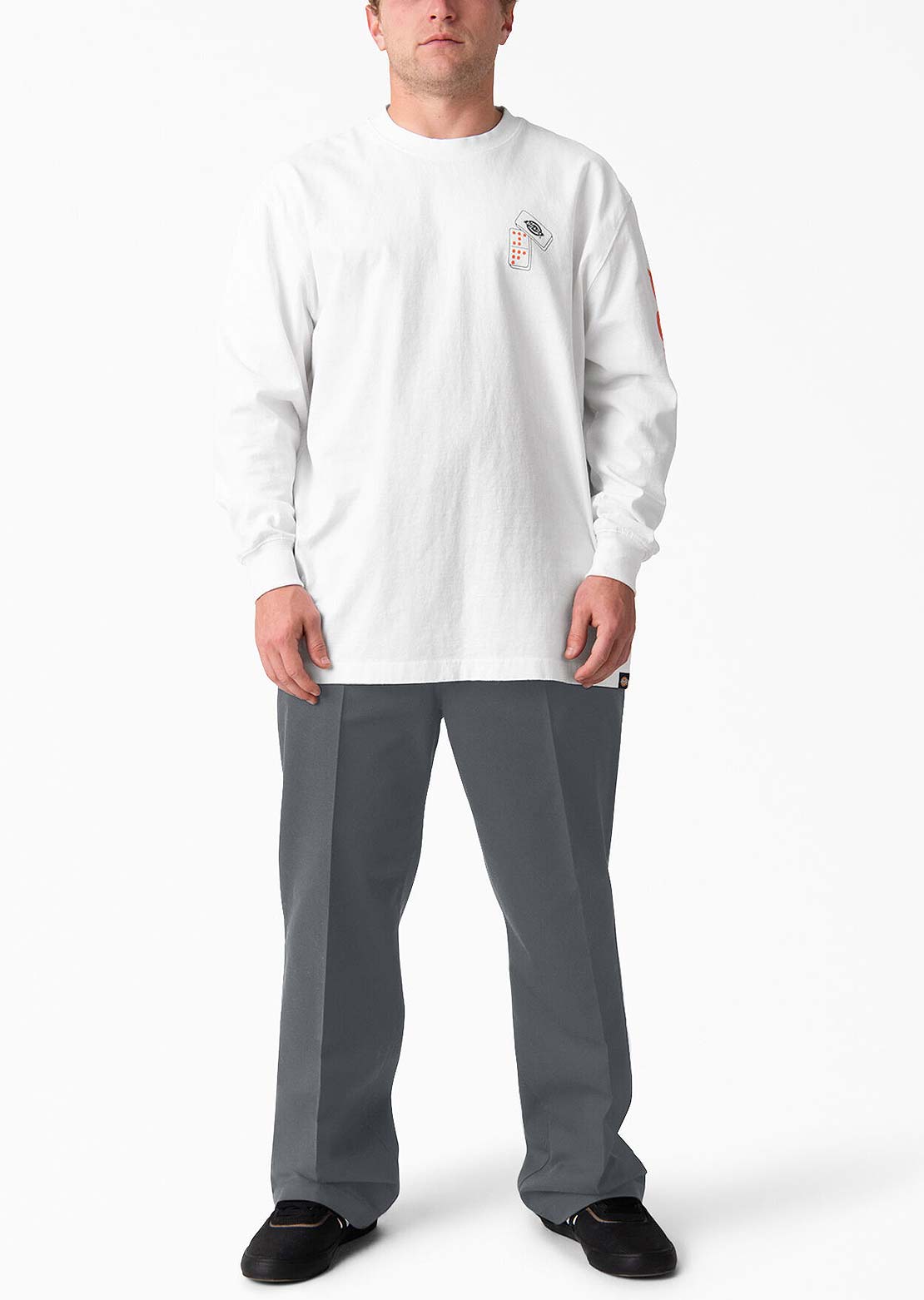 Dickies X Jamie Foy Men's Loose Straight Twill Pants Charcoal