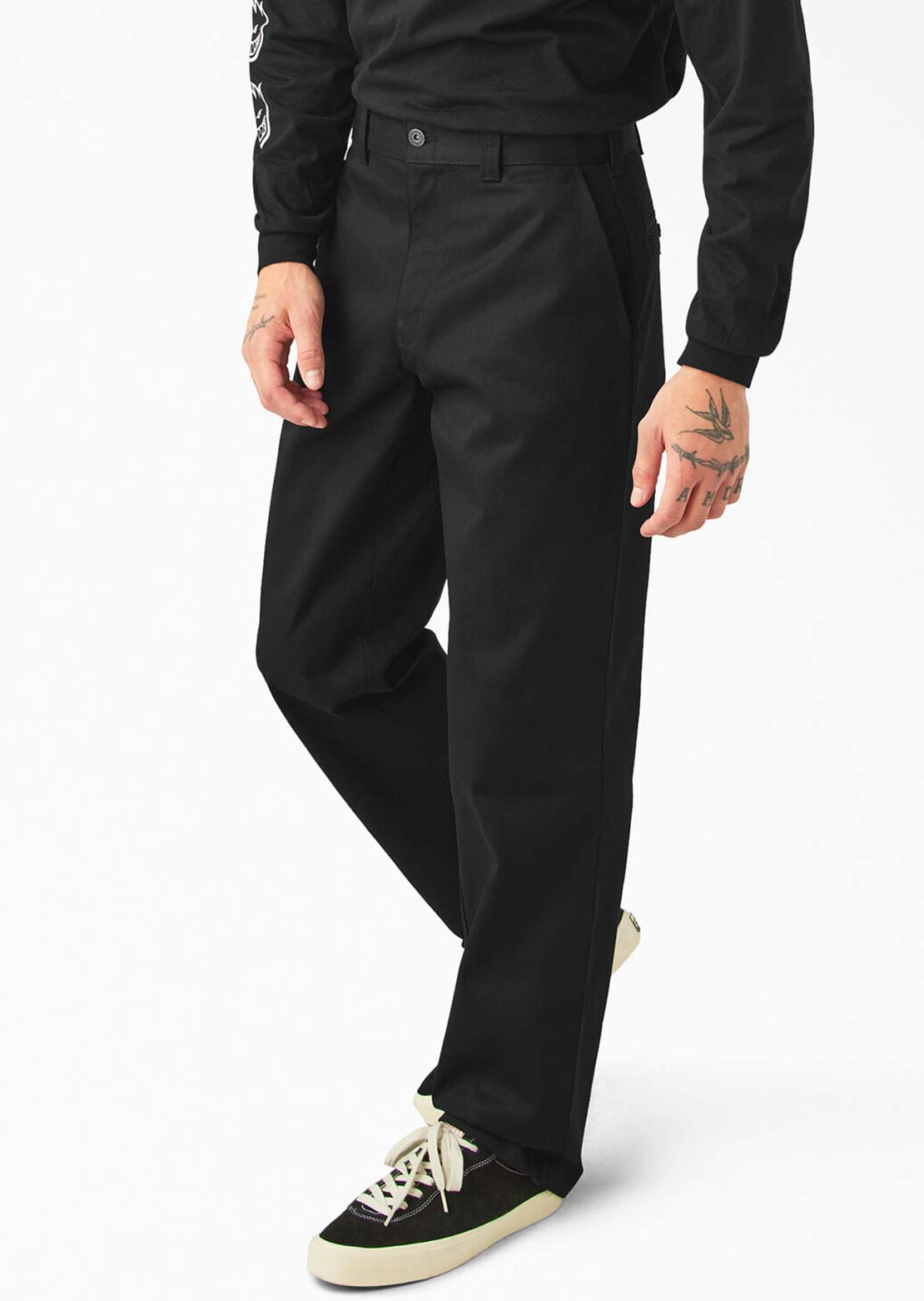 Dickies X Spitfire Men's With Flannel Cuff Pants Black