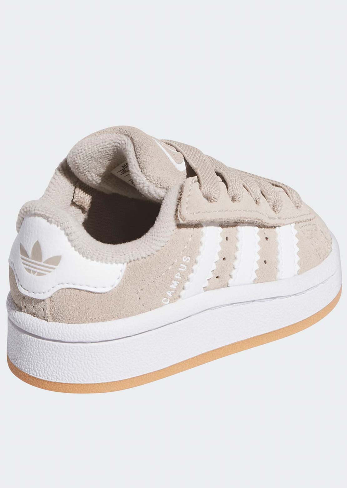 Adidas Toddler Campus 00s CF EL Shoes Wonbei/FTW White/Gum