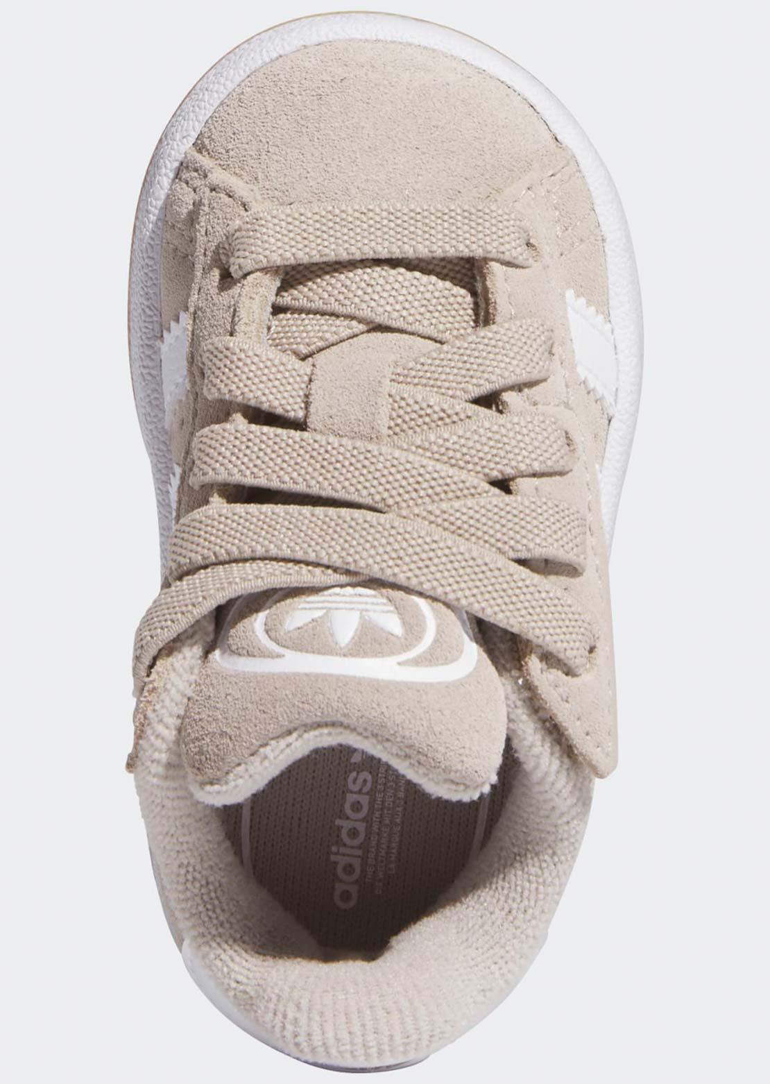 Adidas Toddler Campus 00s CF EL Shoes Wonbei/FTW White/Gum
