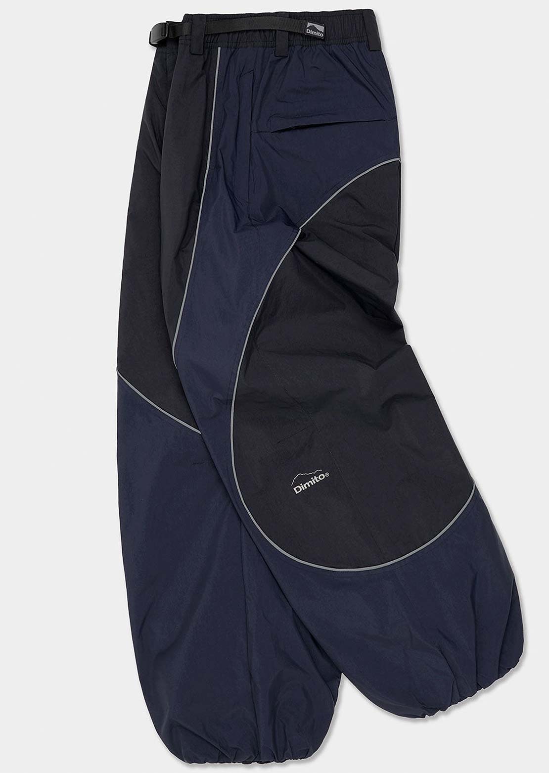 Dimito Unisex 25 Atom Banded Pants Mid Black