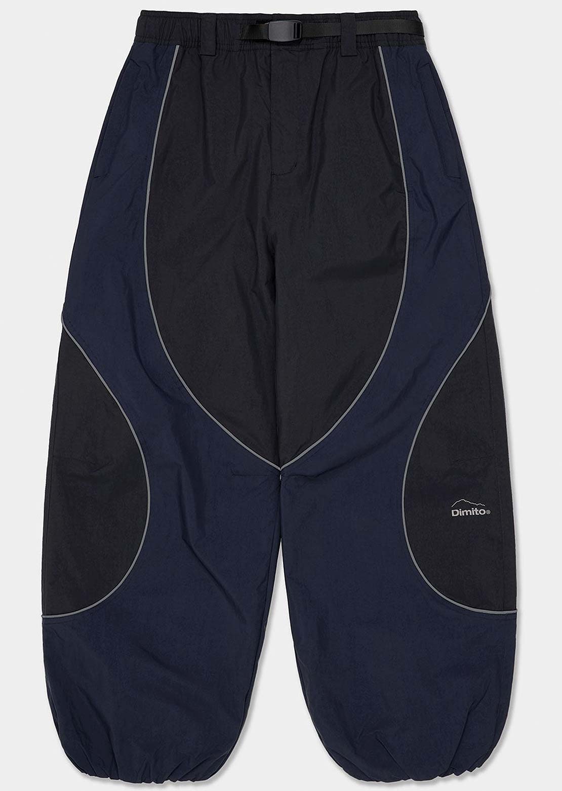 Dimito Unisex 25 Atom Banded Pants Mid Black