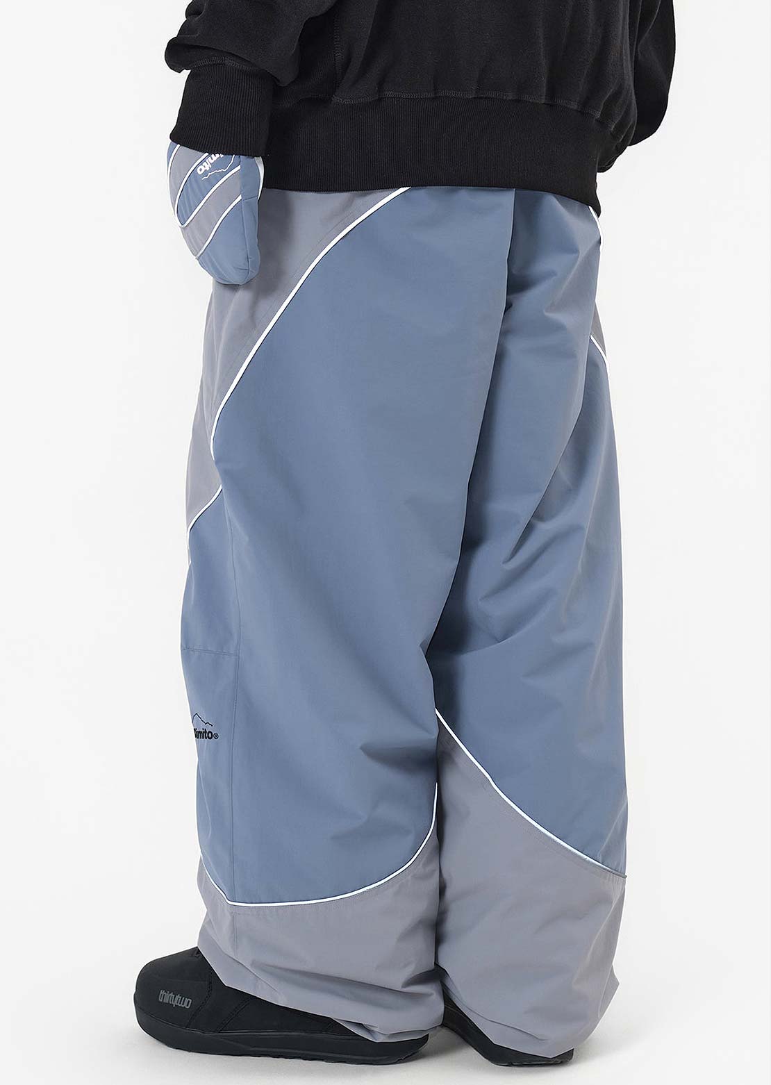 Dimito Unisex 25 Atom Banded Pants Steel