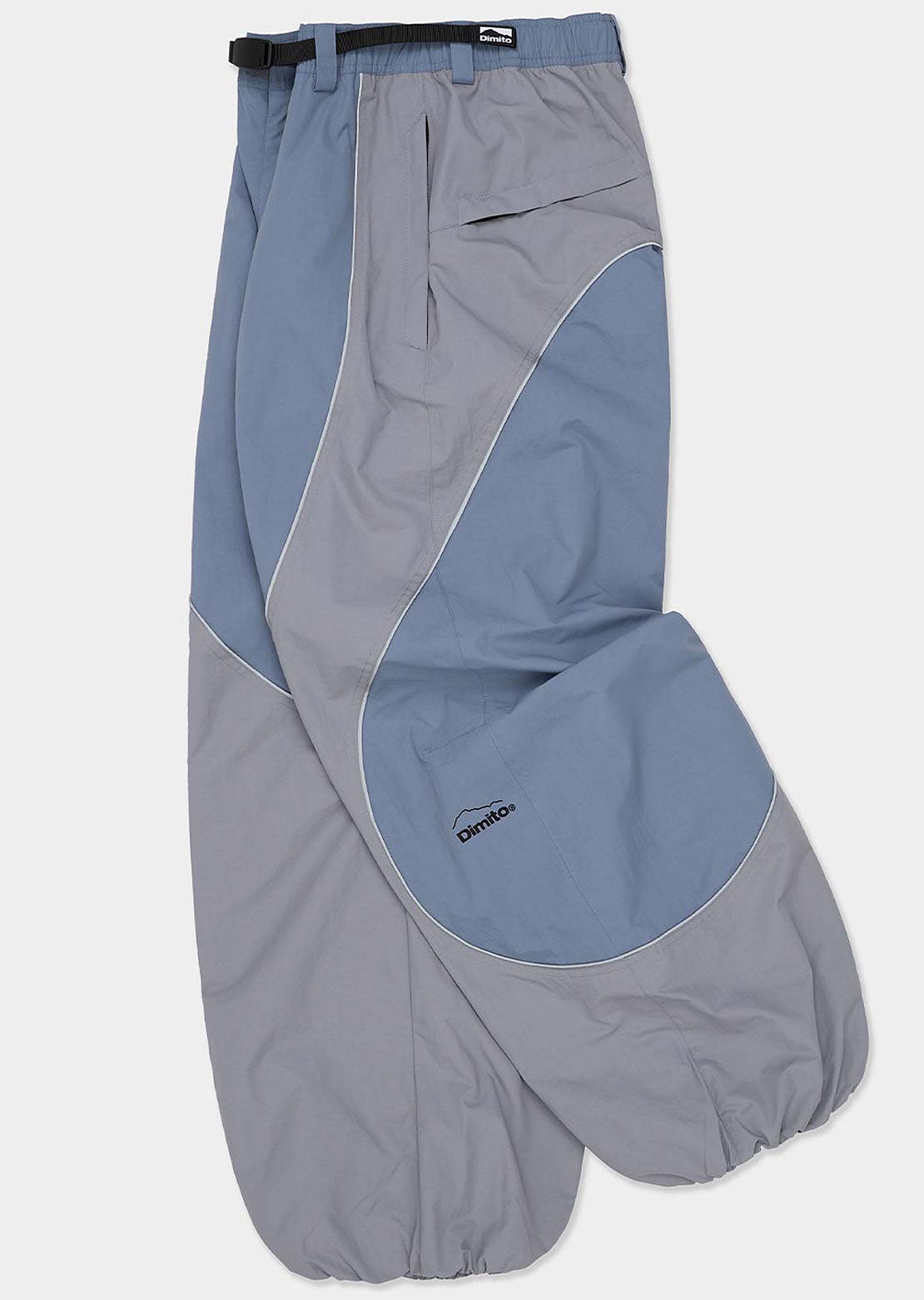 Dimito Unisex 25 Atom Banded Pants Steel