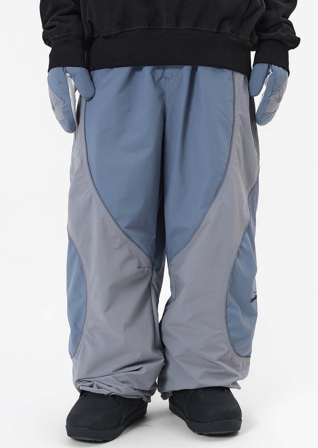 Dimito Unisex 25 Atom Banded Pants Steel