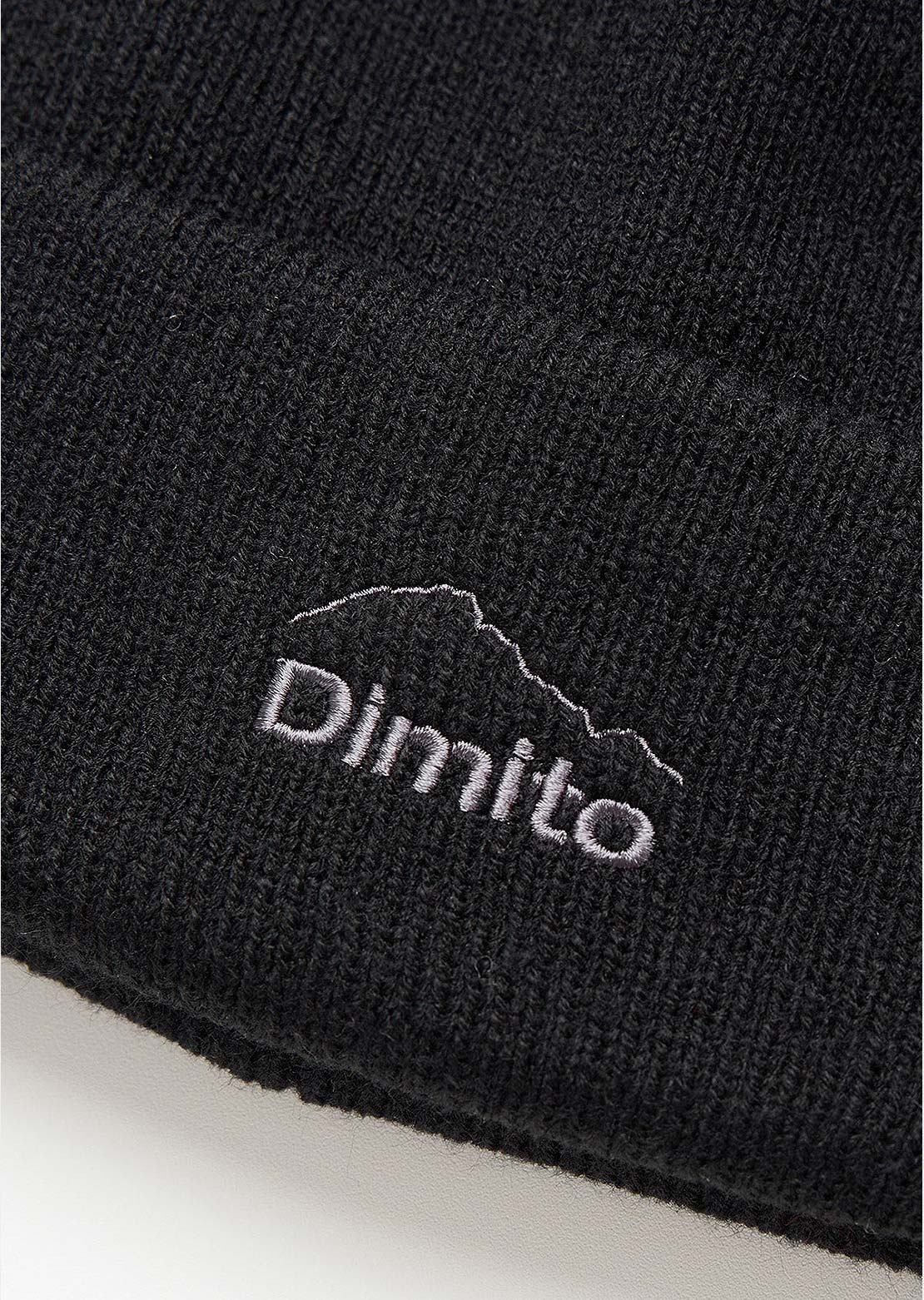 Dimito Unisex 25 DMT Logo Beanie Black