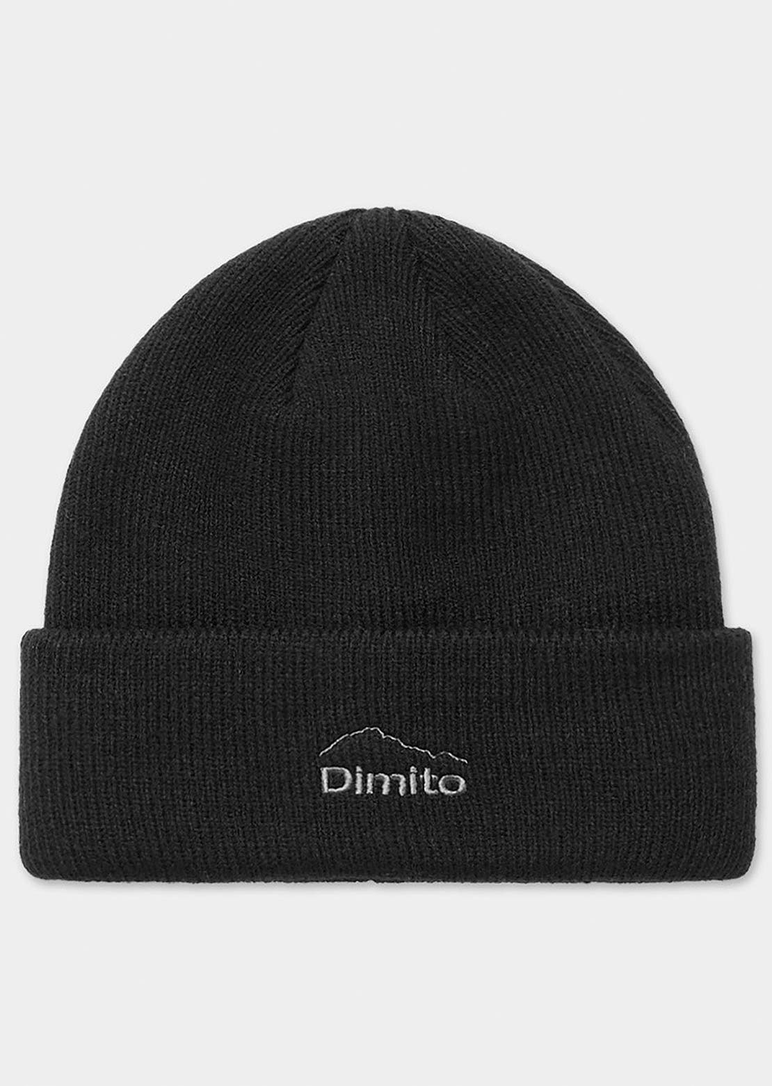 Dimito Unisex 25 DMT Logo Beanie Black