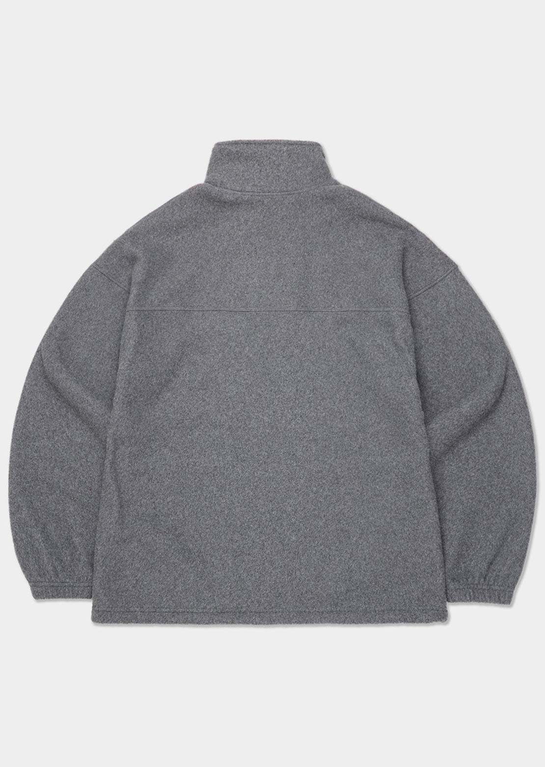 Dimito Unisex 25 Fleece Half Zip Heather Grey