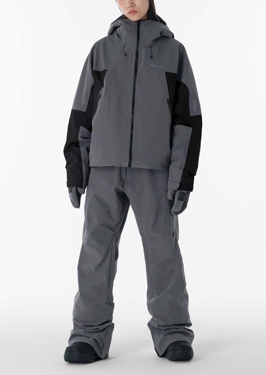 Dimito Unisex 25 Level OG 3L Jacket Cool Grey