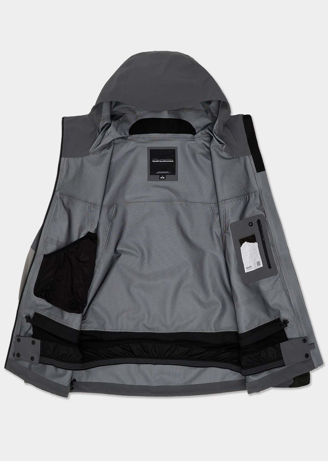 Dimito Unisex 25 Level OG 3L Jacket Cool Grey
