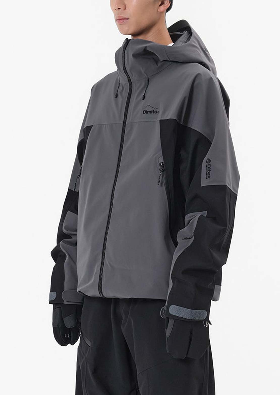 Dimito Unisex 25 Level OG 3L Jacket Cool Grey