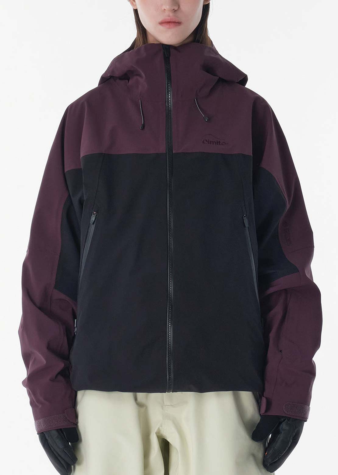 Dimito Unisex 25 Level OG 3L Jacket Wine
