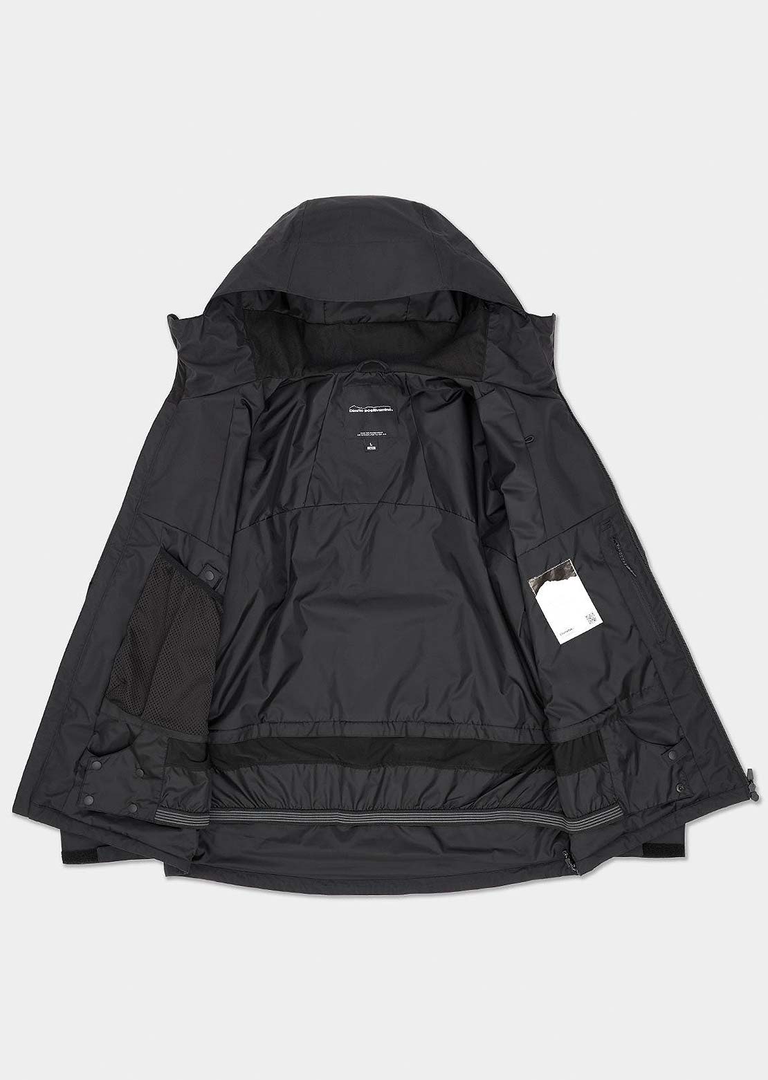 Dimito Unisex 25 Quarsar Full Zip Jacket Black