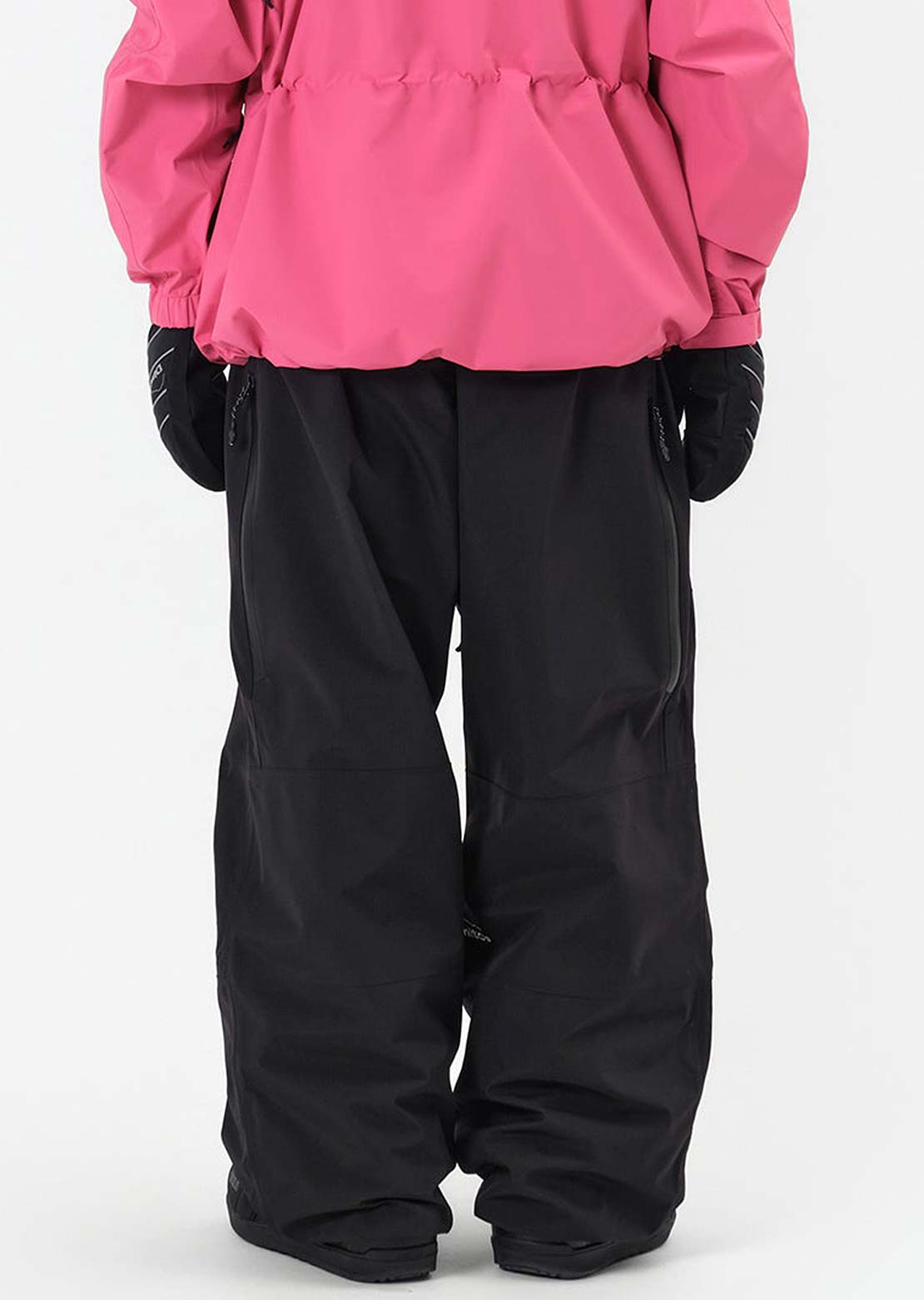 Dimito Unisex Air Vent Banded Pants Black