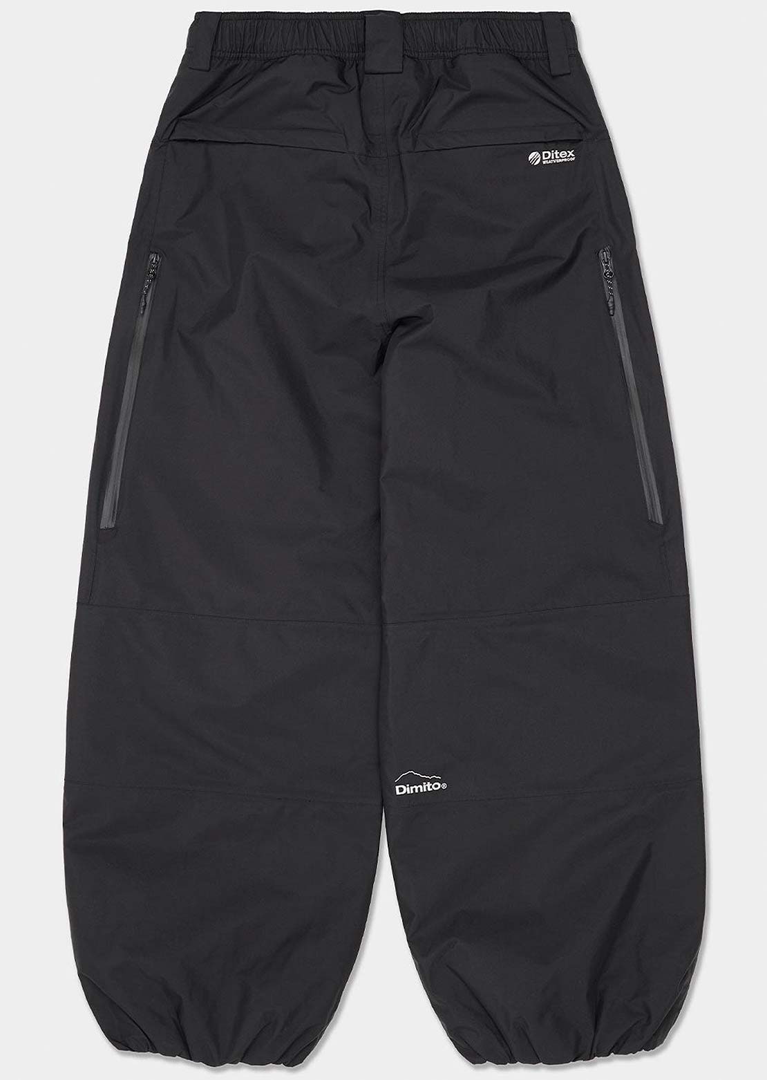 Dimito Unisex Air Vent Banded Pants Black