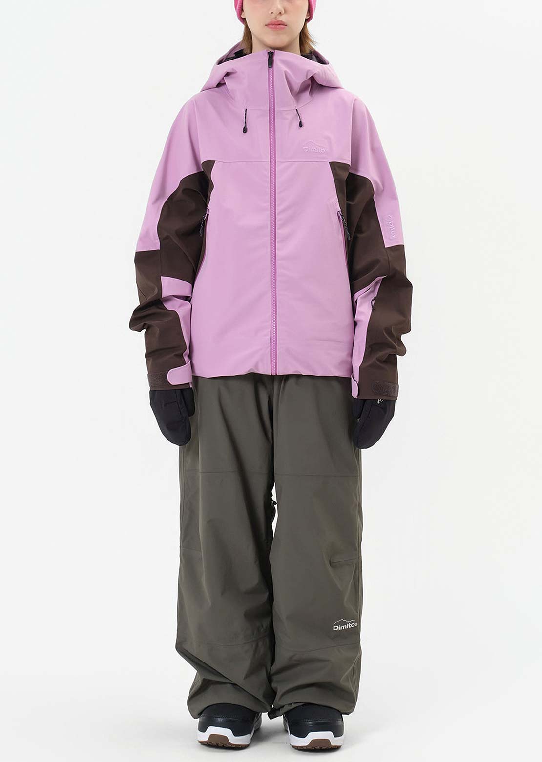 Dimito Unisex Air Vent Banded Pants Dark Olive