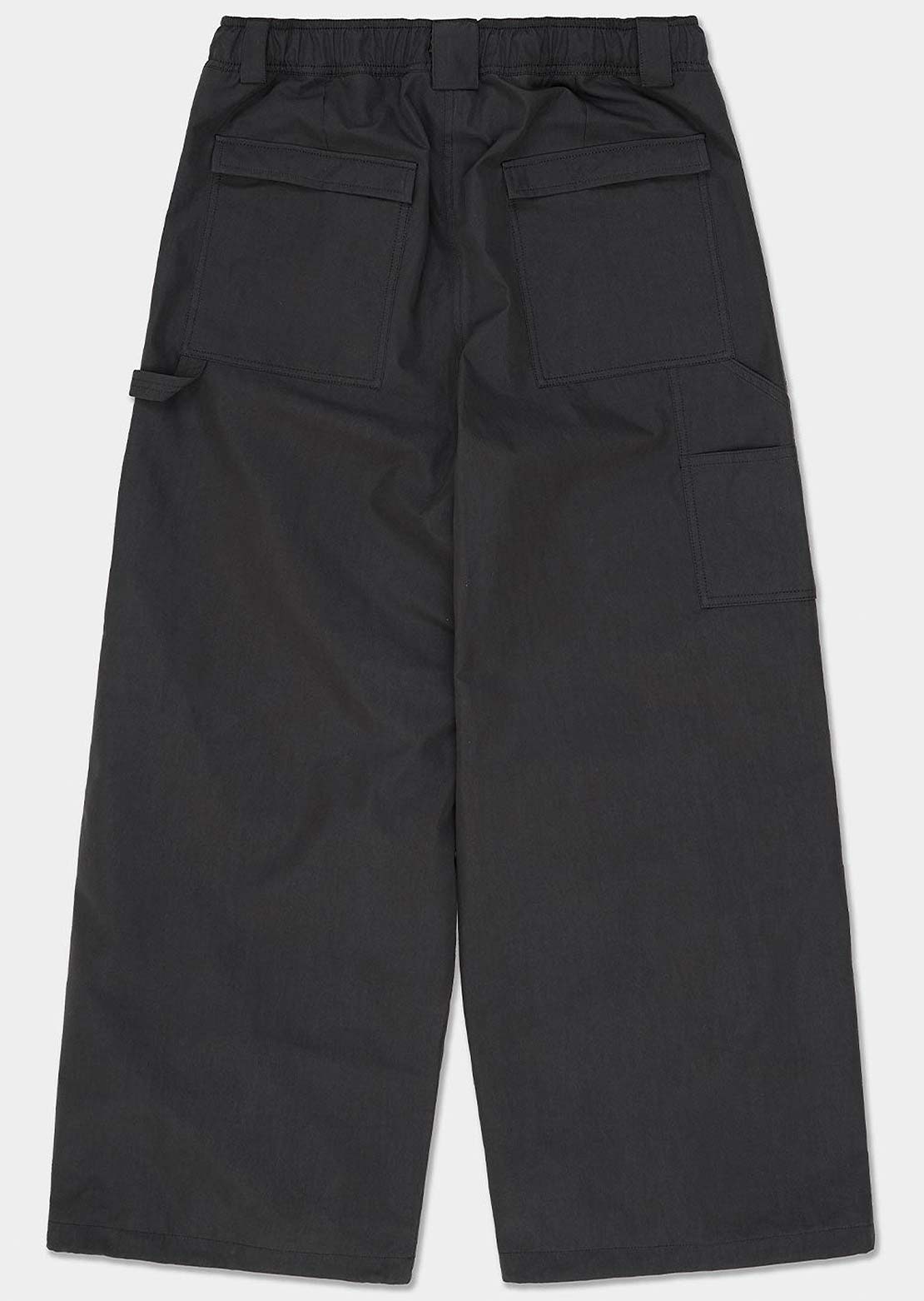 Dimito Unisex Carpenter Wide Pants Fade Black