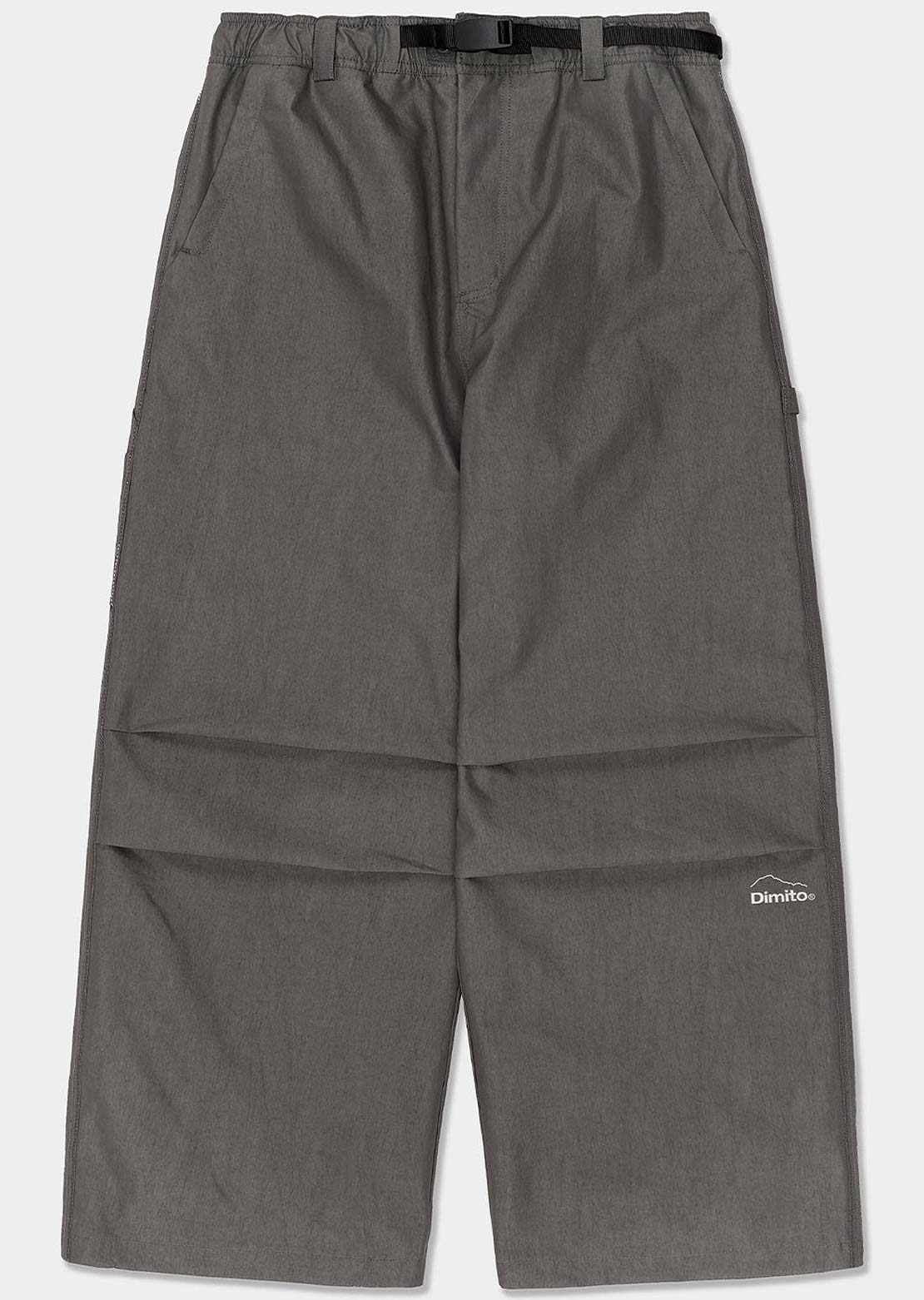 Dimito Unisex Carpenter Wide Pants Fade Grey