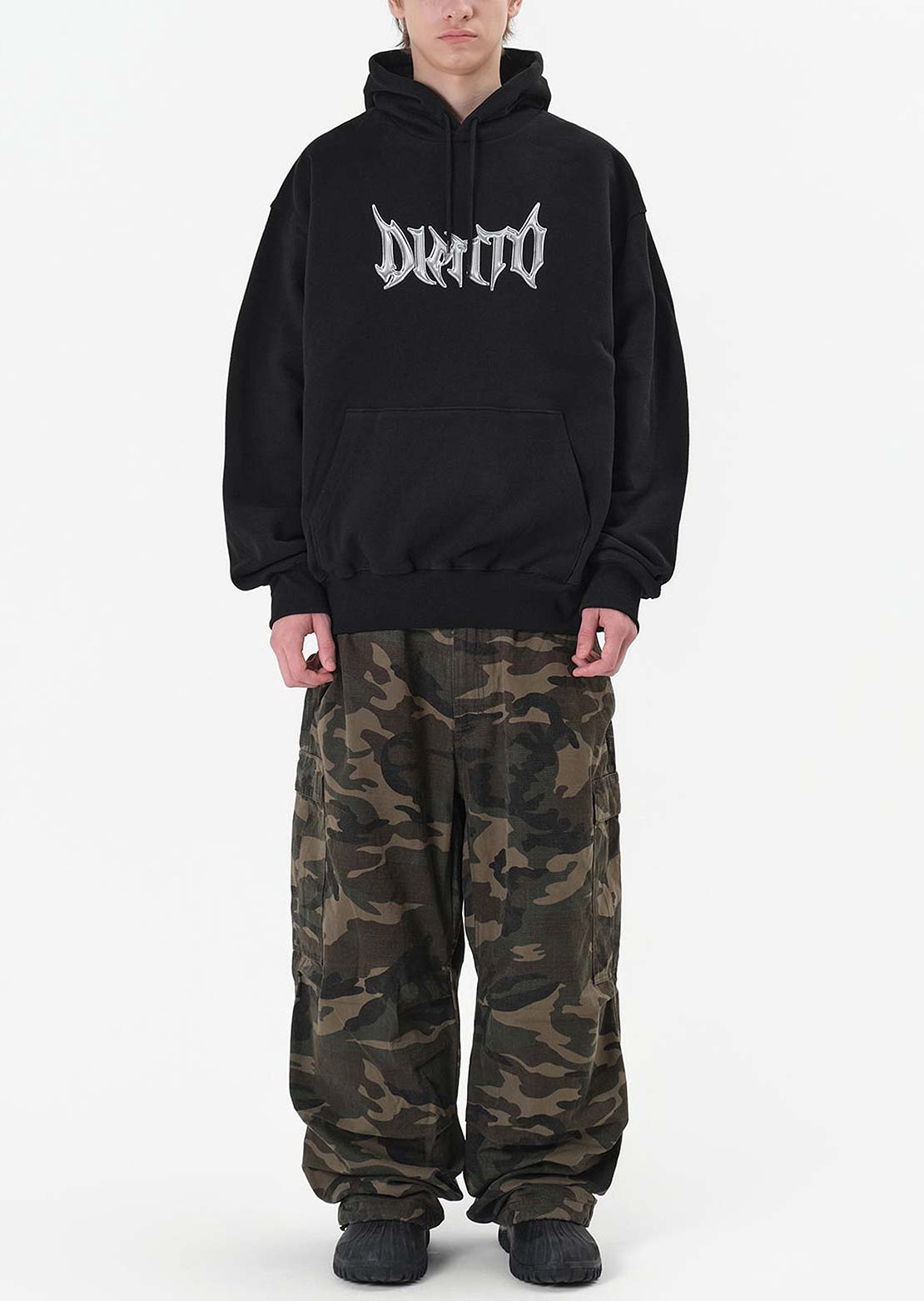 Dimito Unisex Chromatica Hood Black