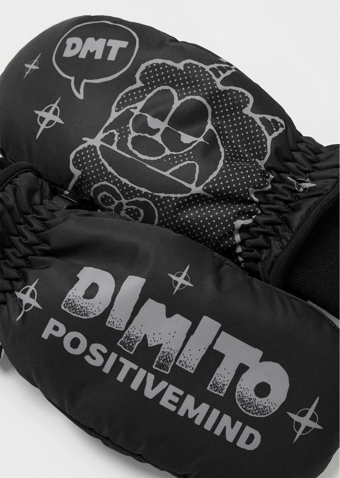 Dimito Unisex G-Works Mittens Turri Black