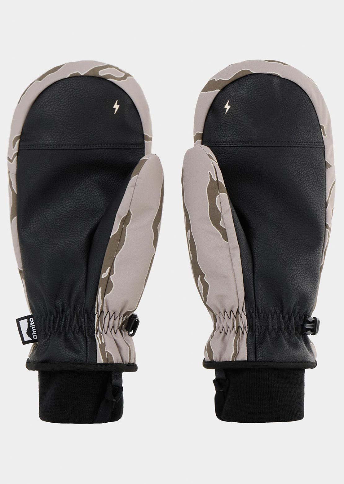 Dimito Unisex HAE Reflective Line Mittens HAE MT Sand