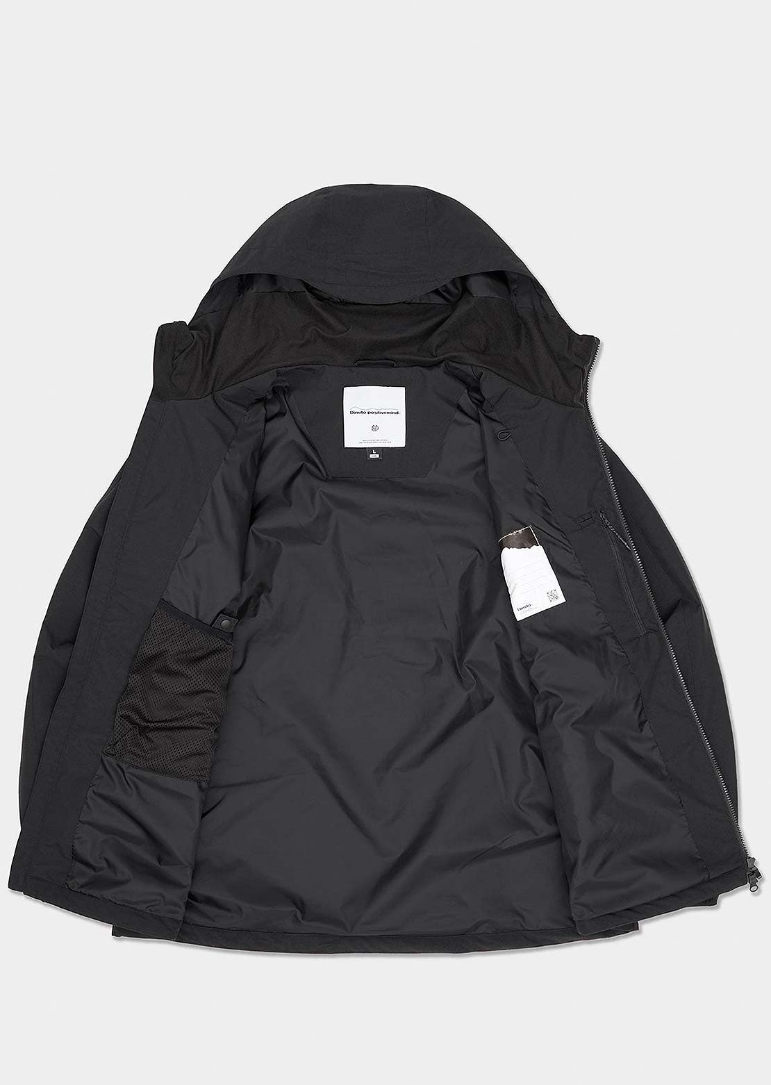 Dimito Unisex Line Wind Jacket Black