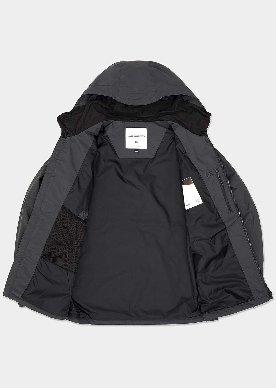 Dimito Unisex Line Wind Jacket Light Black