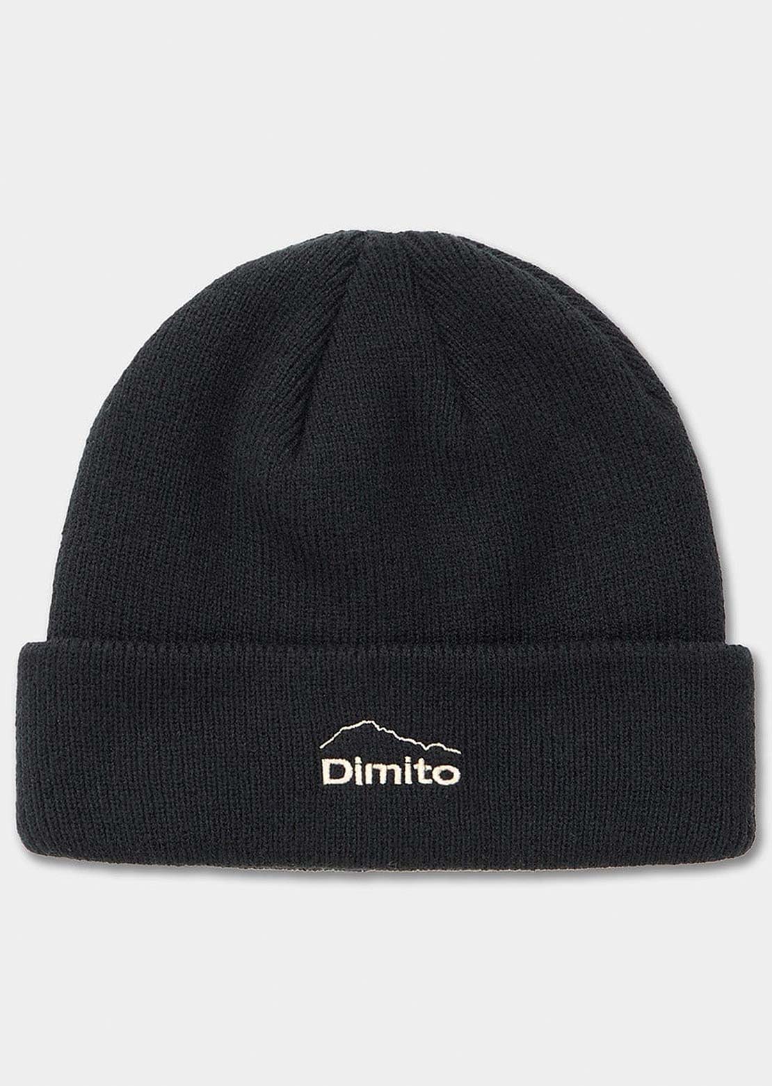Dimito Unisex Logo Beanie Black