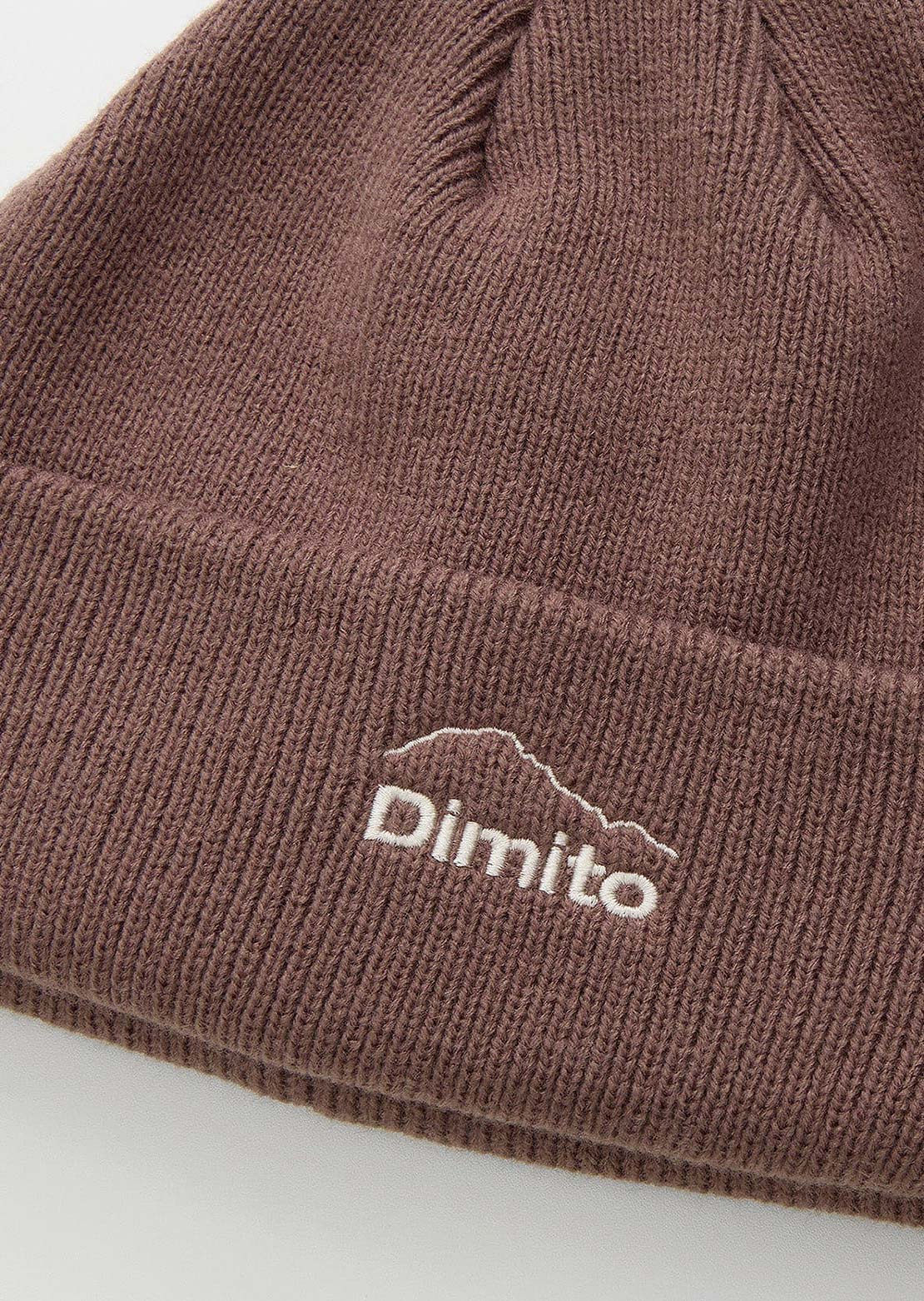 Dimito Unisex Logo Beanie Cocoa