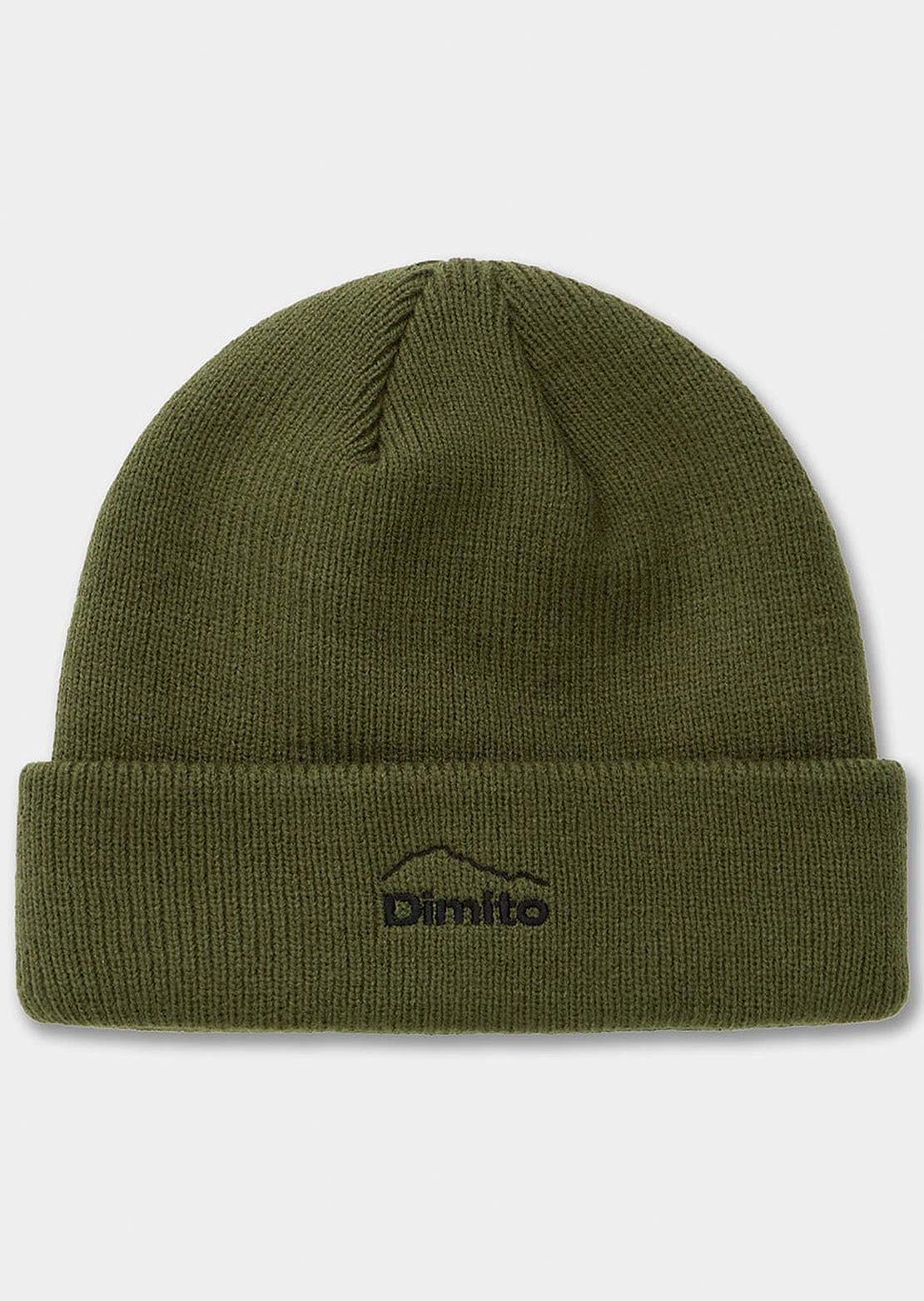 Dimito Unisex Logo Beanie Khaki