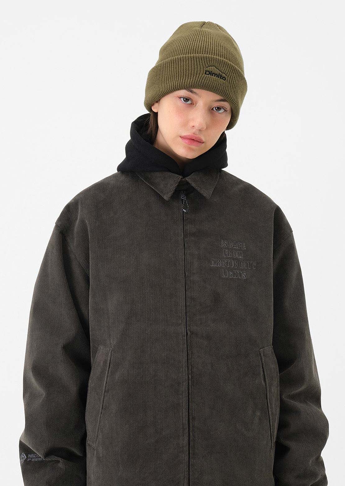 Dimito Unisex Logo Beanie Khaki