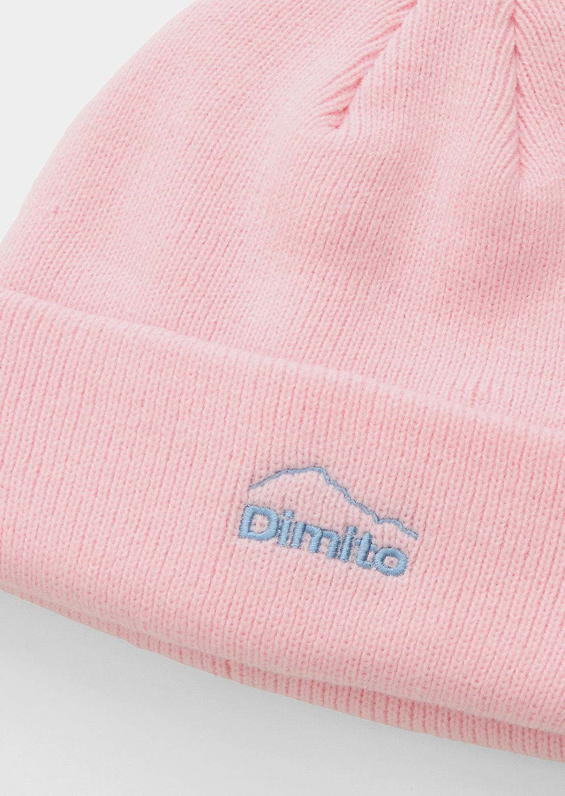 Dimito Unisex Logo Beanie Pink