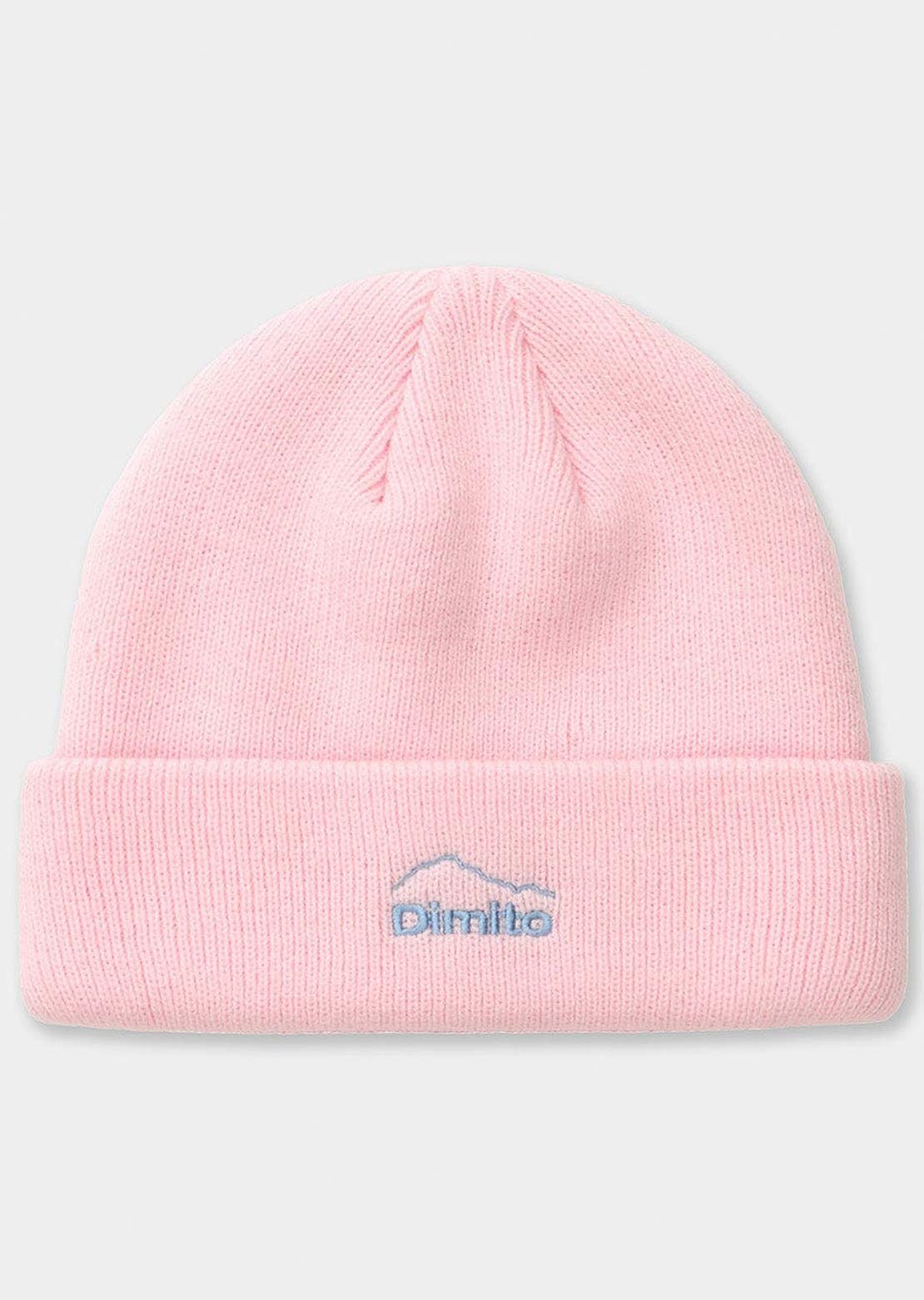 Dimito Unisex Logo Beanie Pink