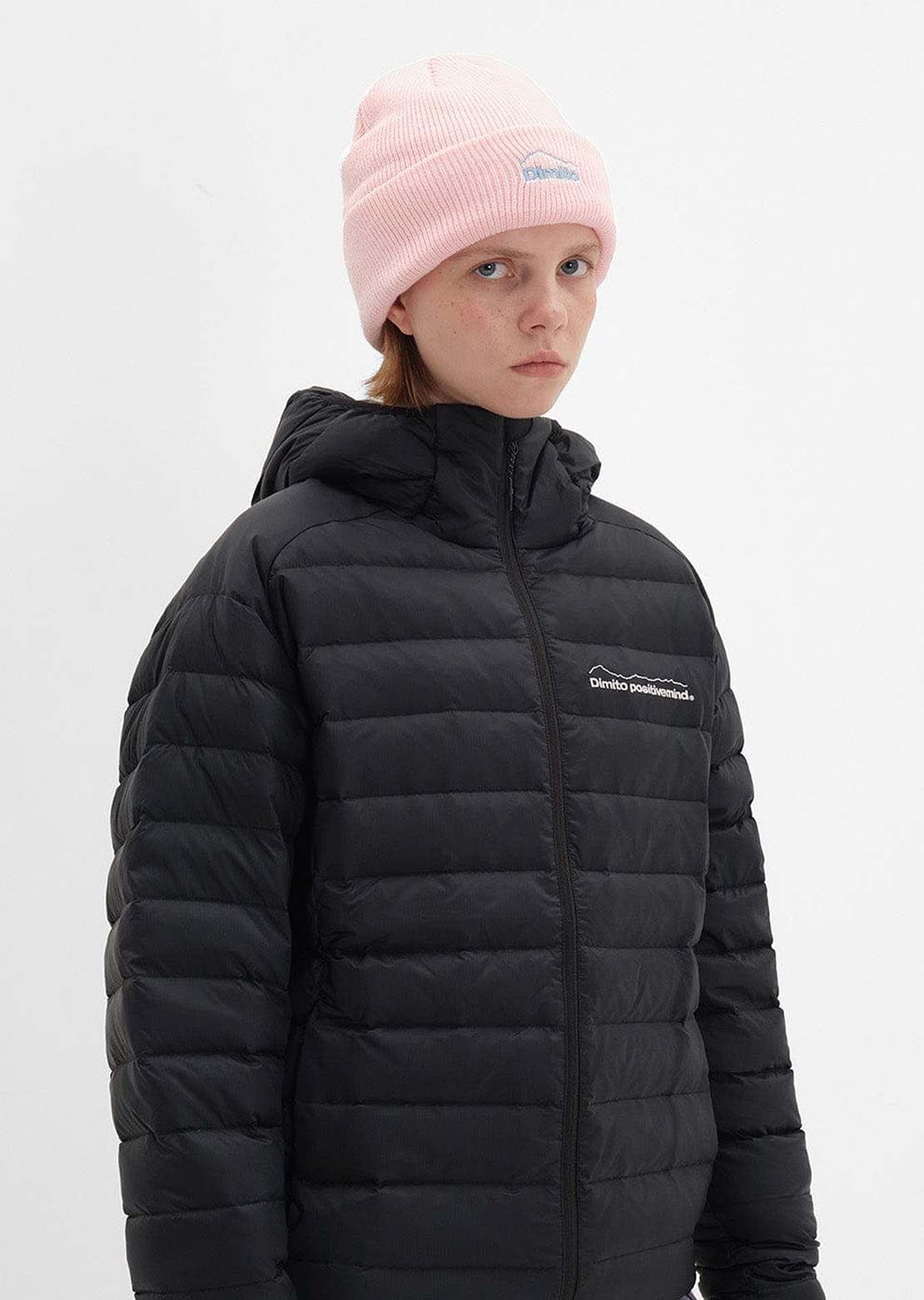 Dimito Unisex Logo Beanie Pink