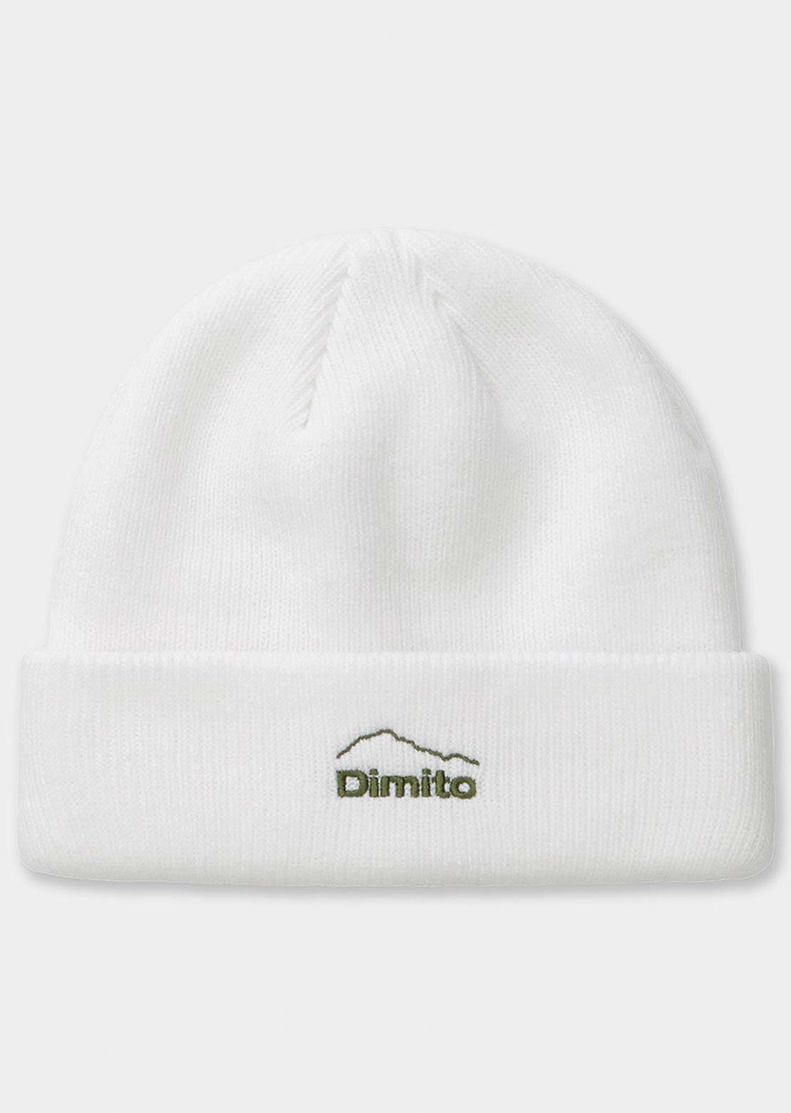 Dimito Unisex Logo Beanie White