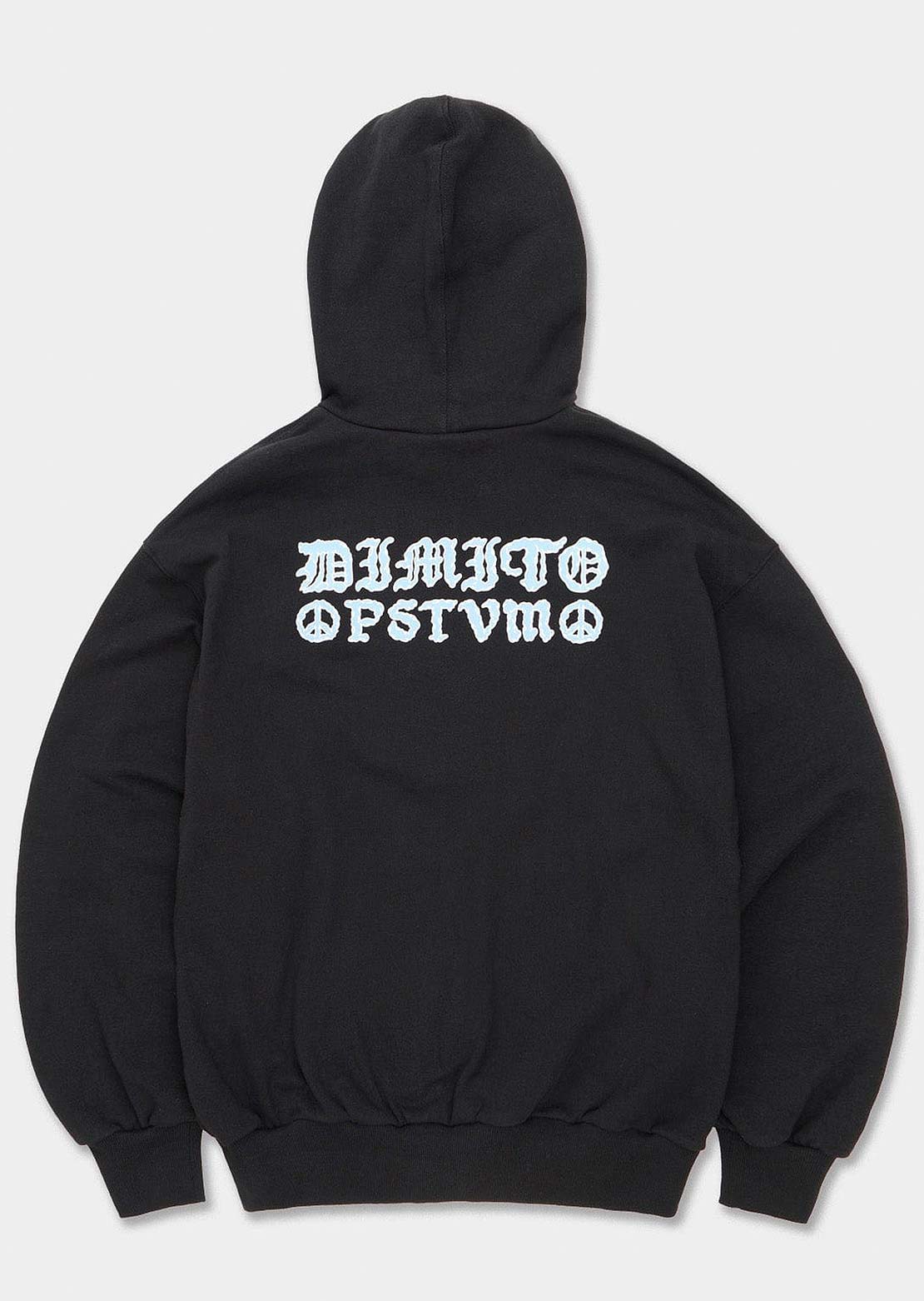Dimito Unisex Peace Hood Black
