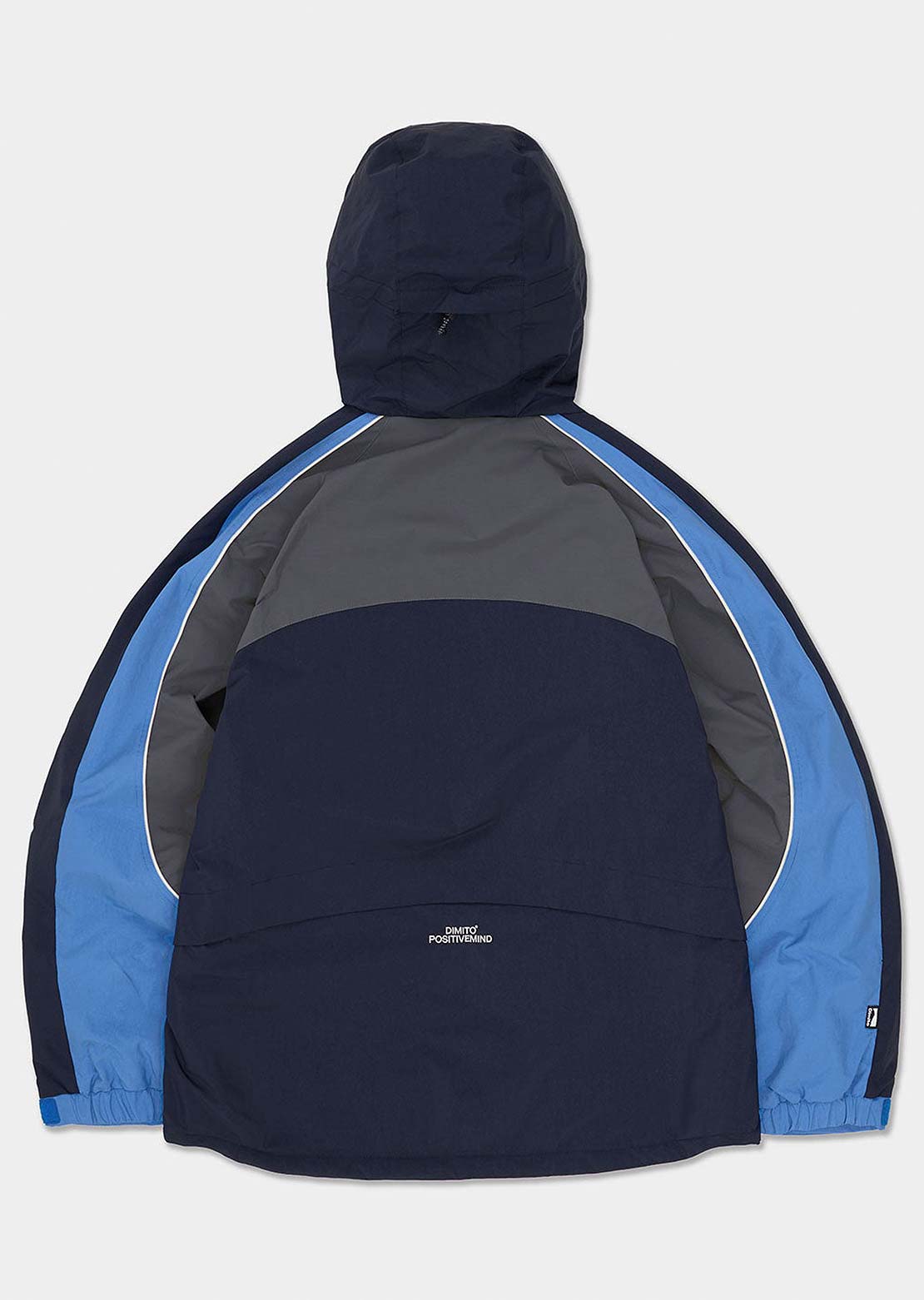 Dimito Unisex Wave Padded Jacket Dark Navy