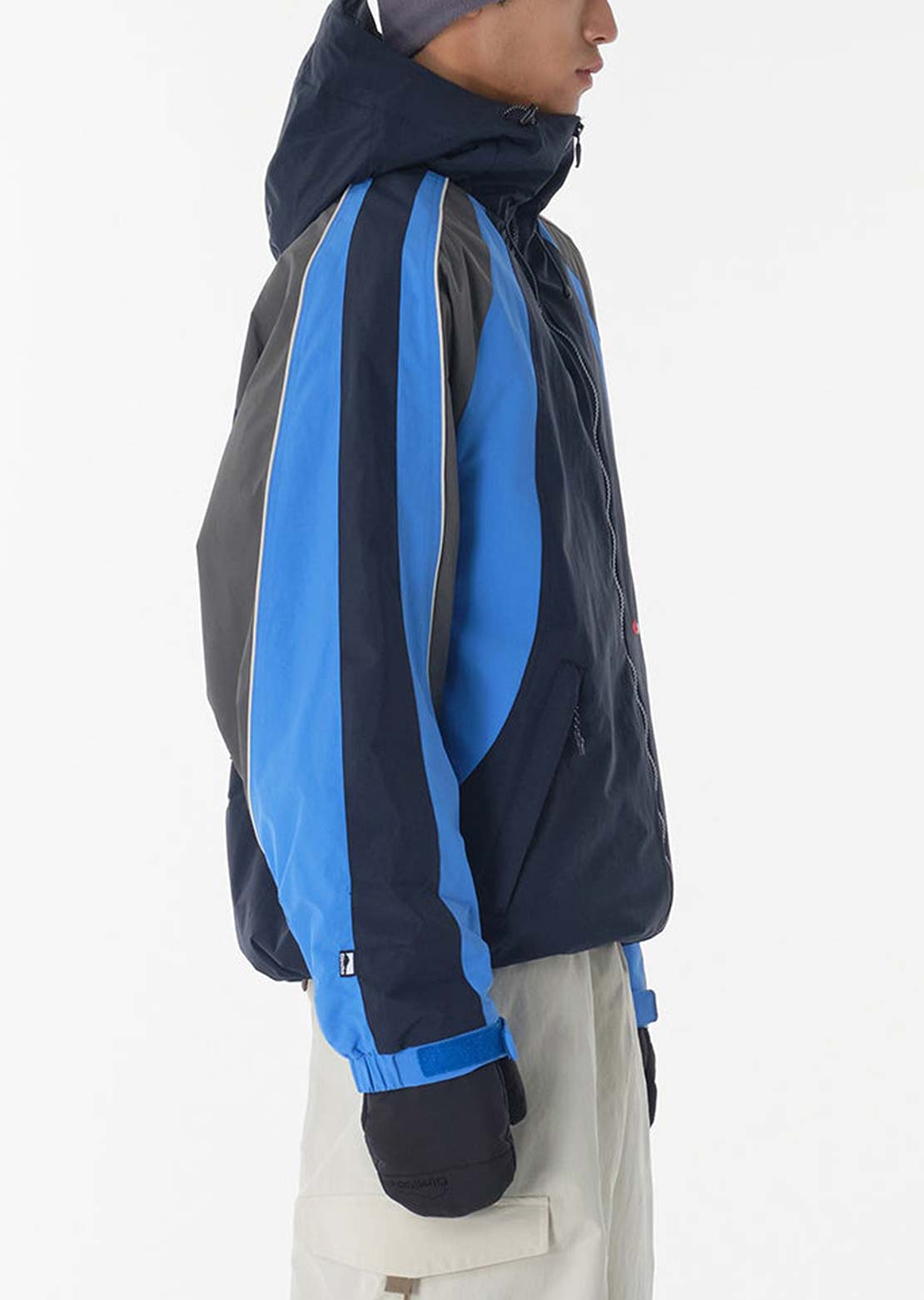 Dimito Unisex Wave Padded Jacket Dark Navy