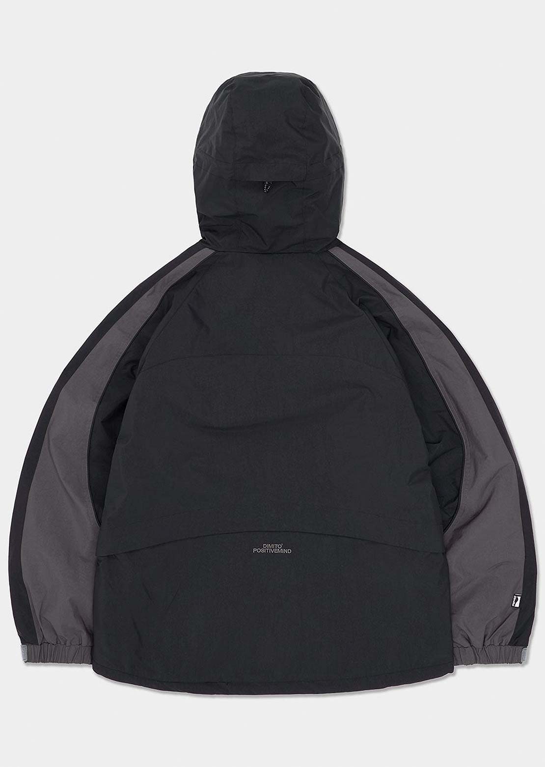 Dimito Unisex Wave Padded Jacket Mid Black