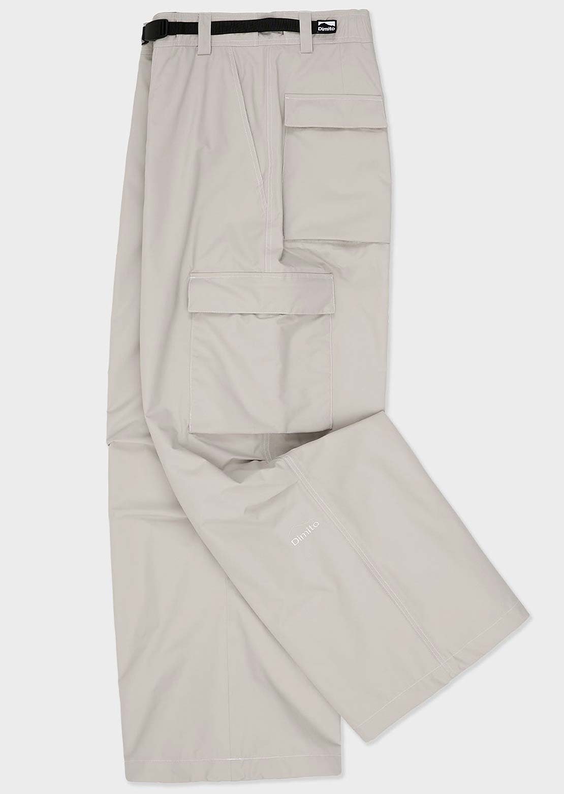 Dimito Unisex Works Line Pants Oatmeal