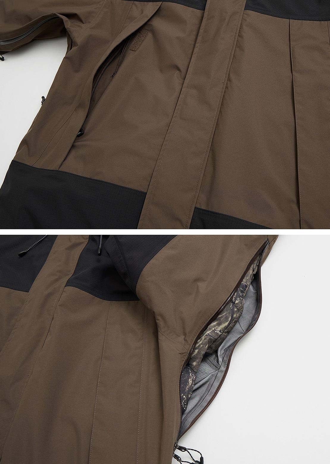 Dimito x Vertex GTX Mountain 3 Way Parka Jacket Dark Brown