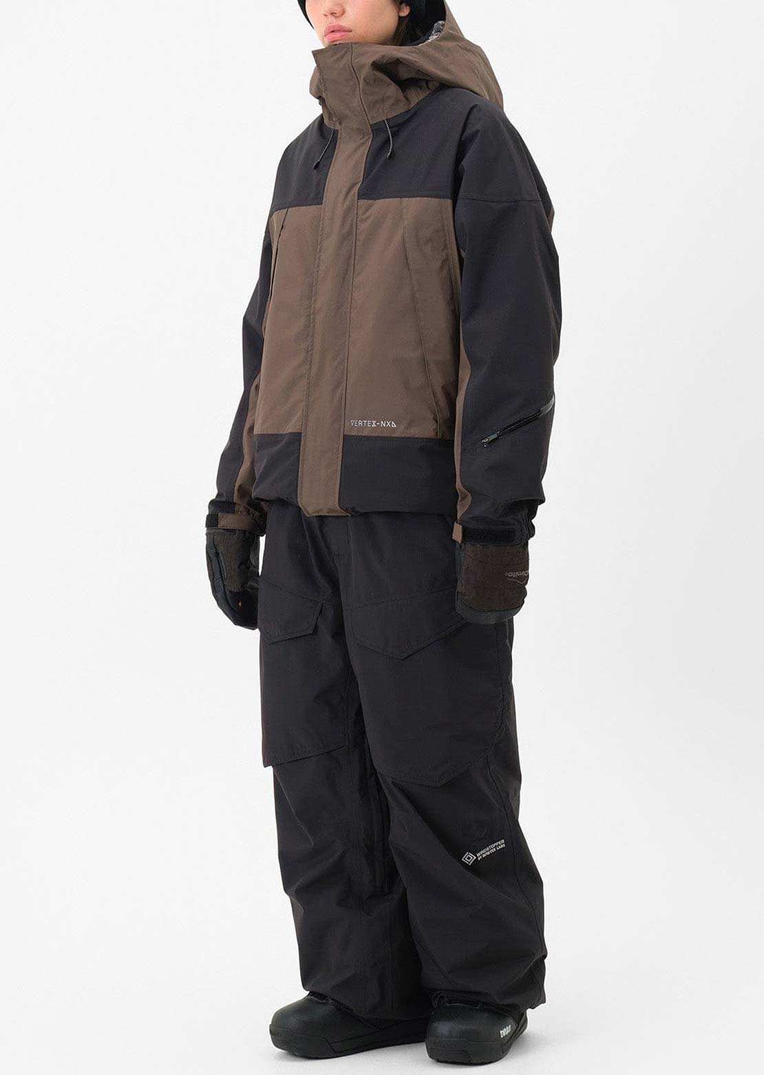 Dimito x Vertex GTX Mountain 3 Way Parka Jacket Dark Brown