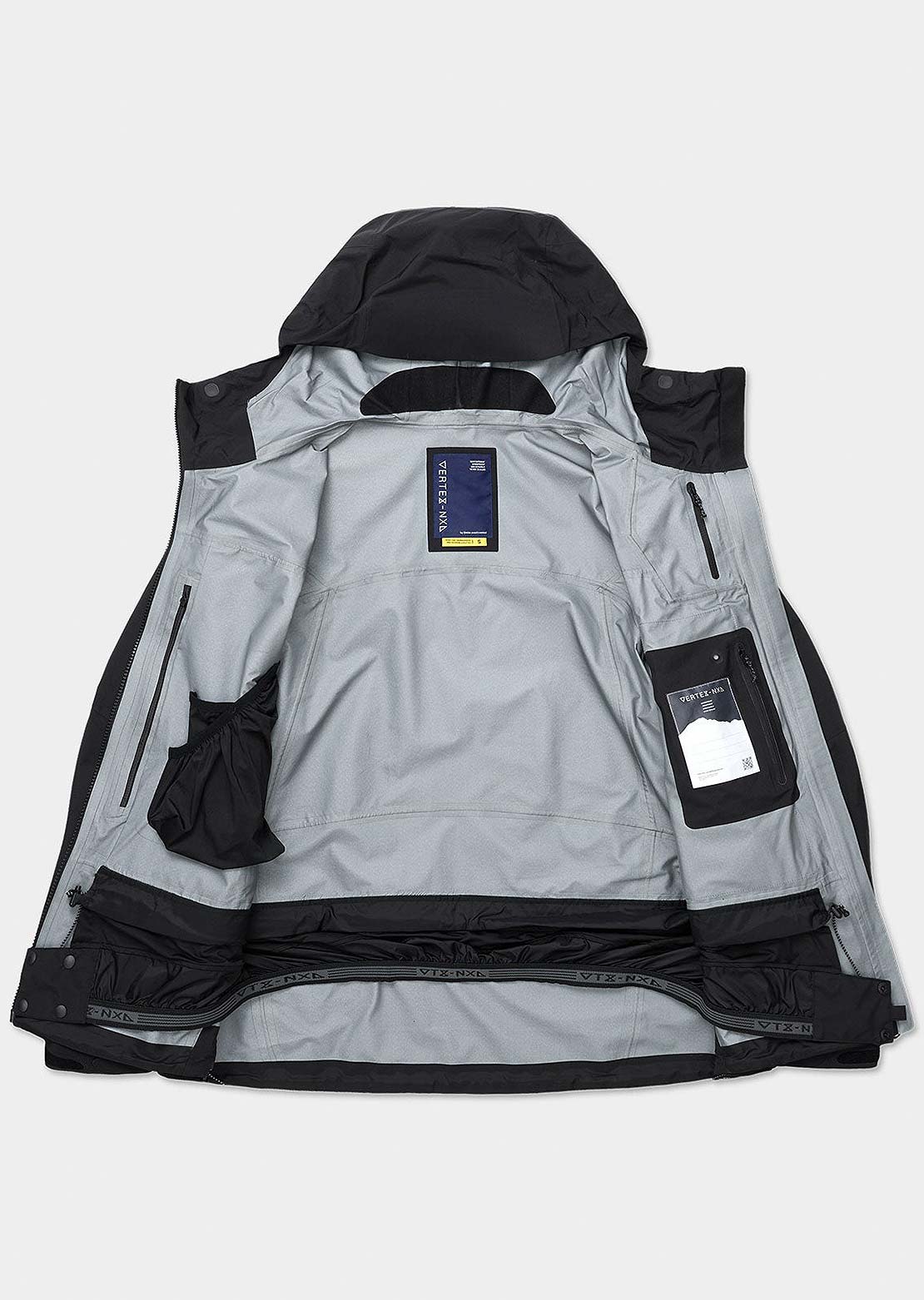 Dimito x Vertex Unisex 25 VTX OG 3L Jacket Black