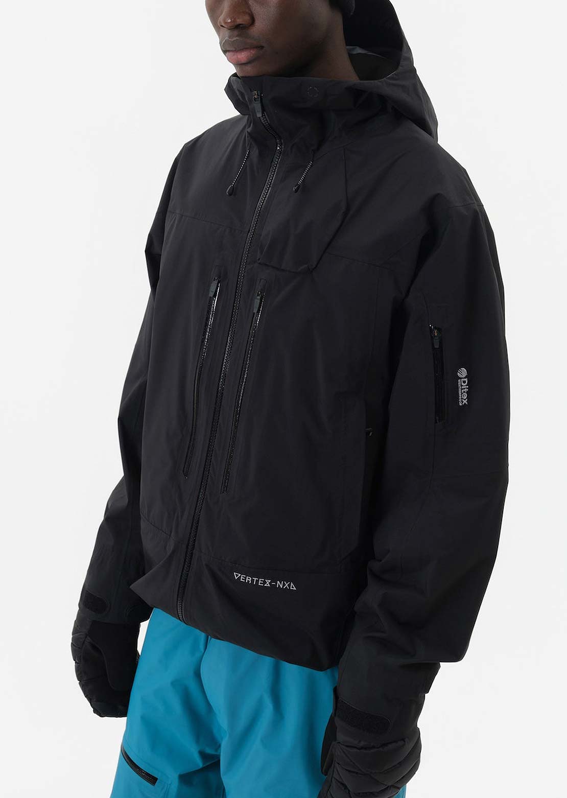 Dimito x Vertex Unisex 25 VTX OG 3L Jacket Black