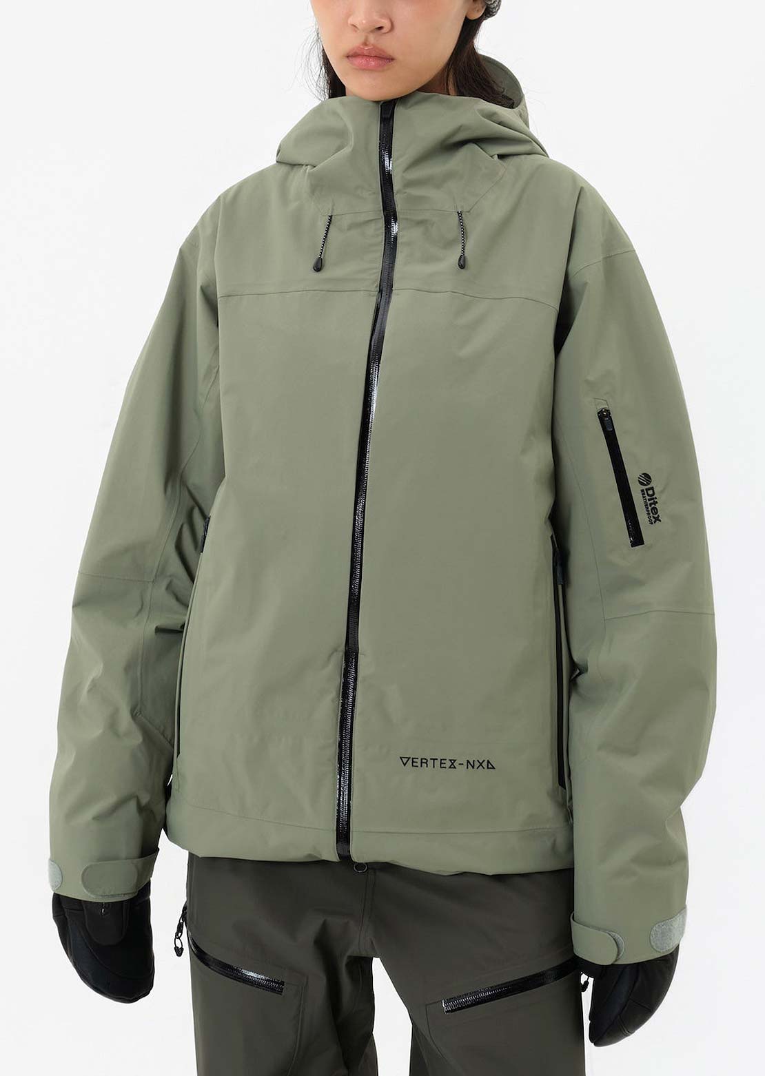 Dimito x Vertex Unisex 25 VTX Storage 2L Jacket Oil Green