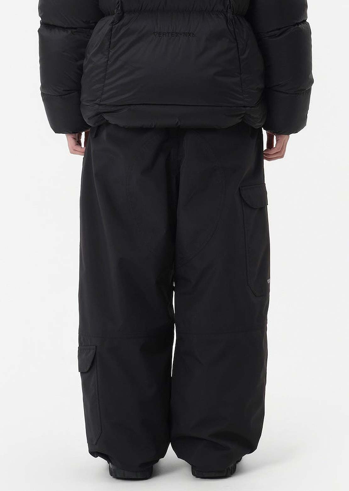 Dimito x Vertex Unisex VTX Banded Cargo Pants Black